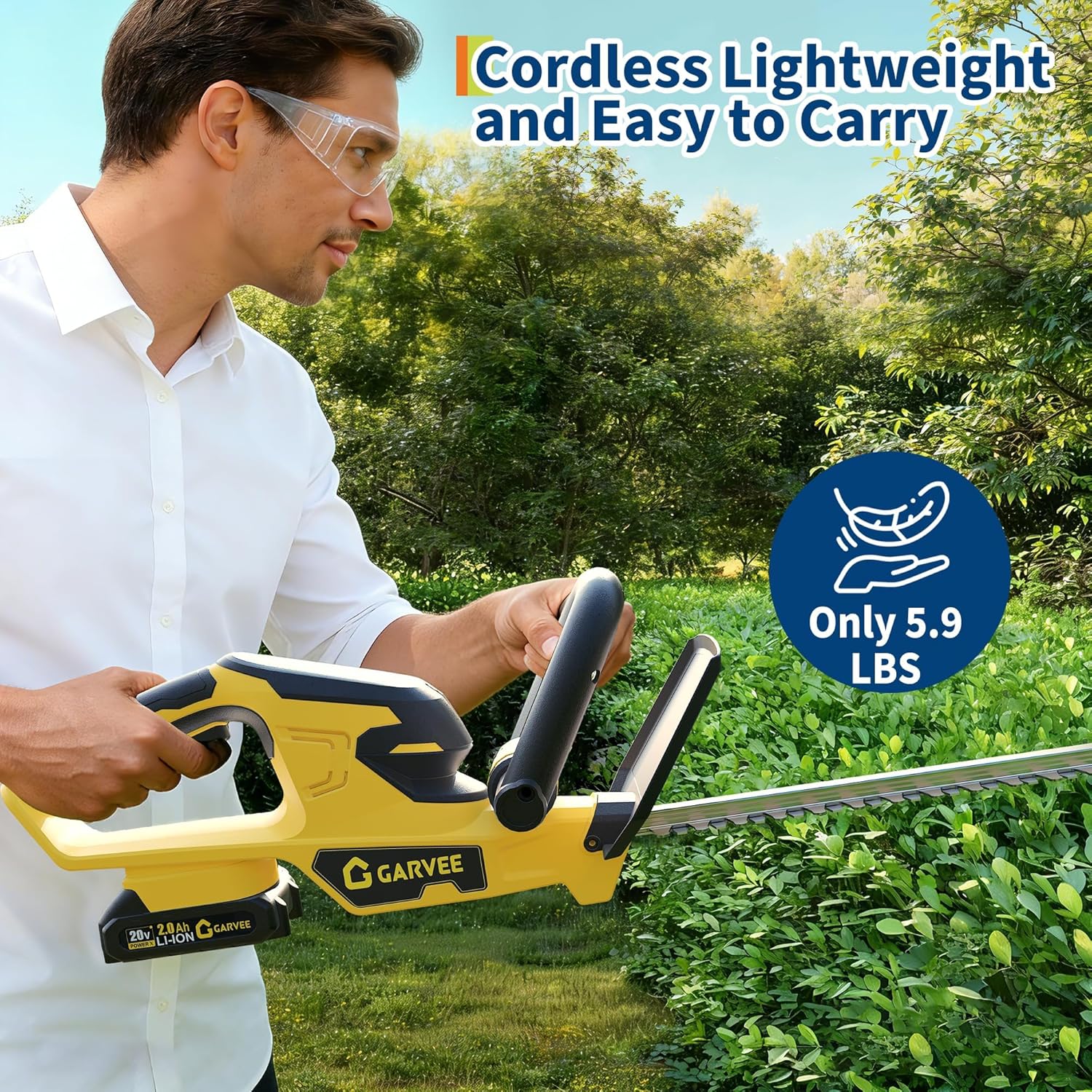 Garvee 06ZHBET-143 Cordless-Hedge-Trimmers - View #4