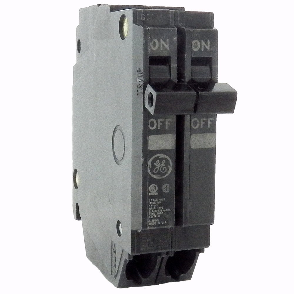 GE 25-amp 2-Pole Standard Trip Circuit Breaker in the Circuit Breakers ...