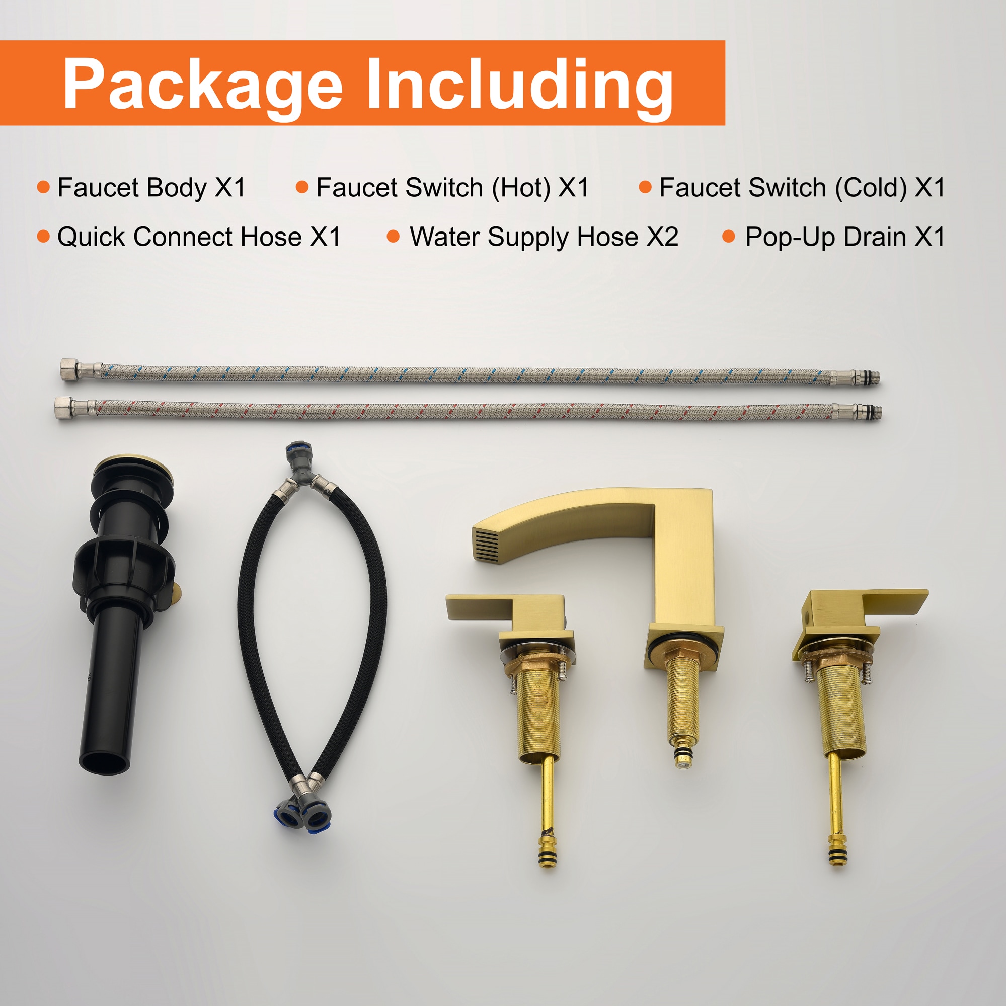 LIVIZA WF-B3621--BG Lavatory-Faucets - View #10