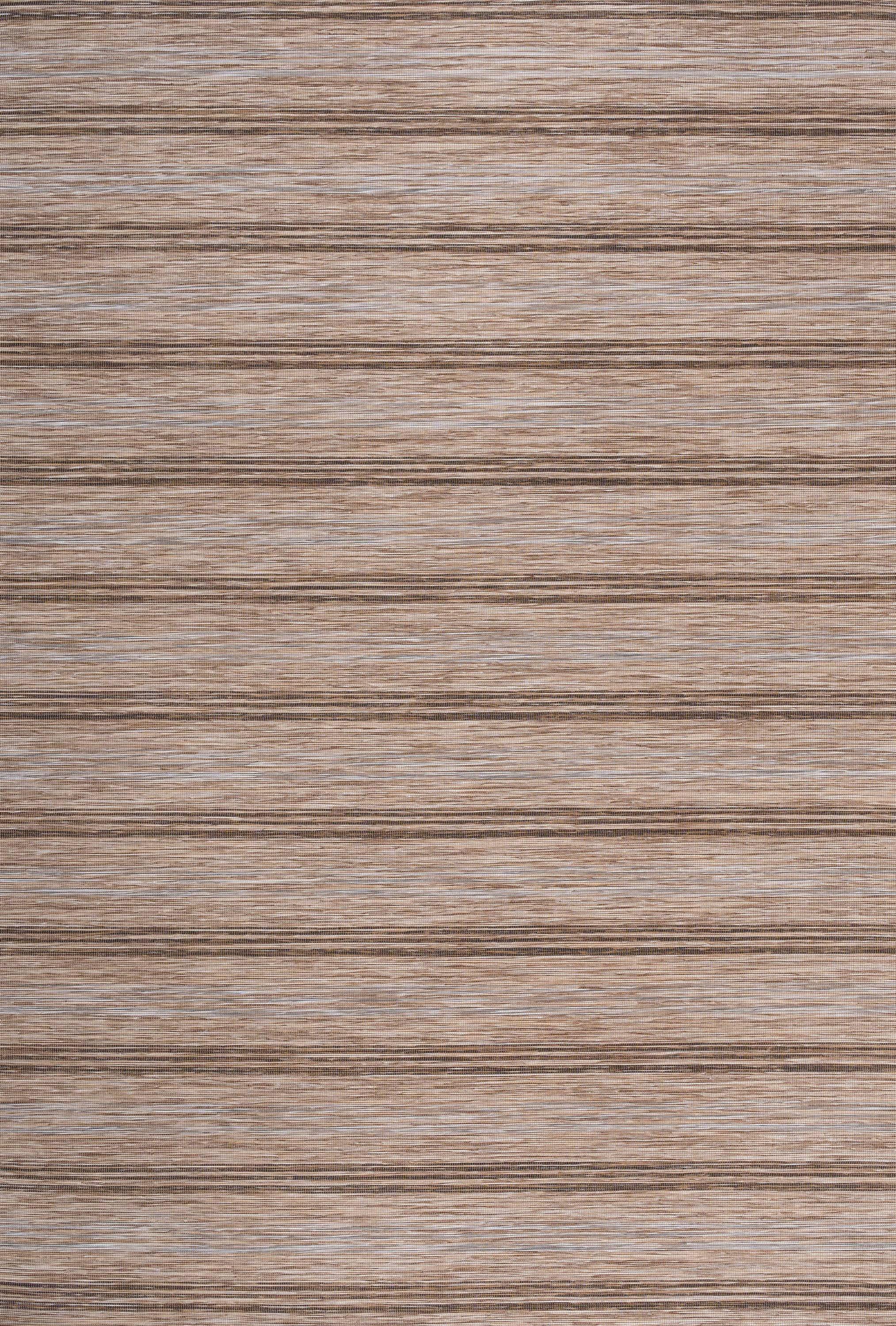 Multicolor Stripe Synthetic 4' x 6' Easy-Care Area Rug