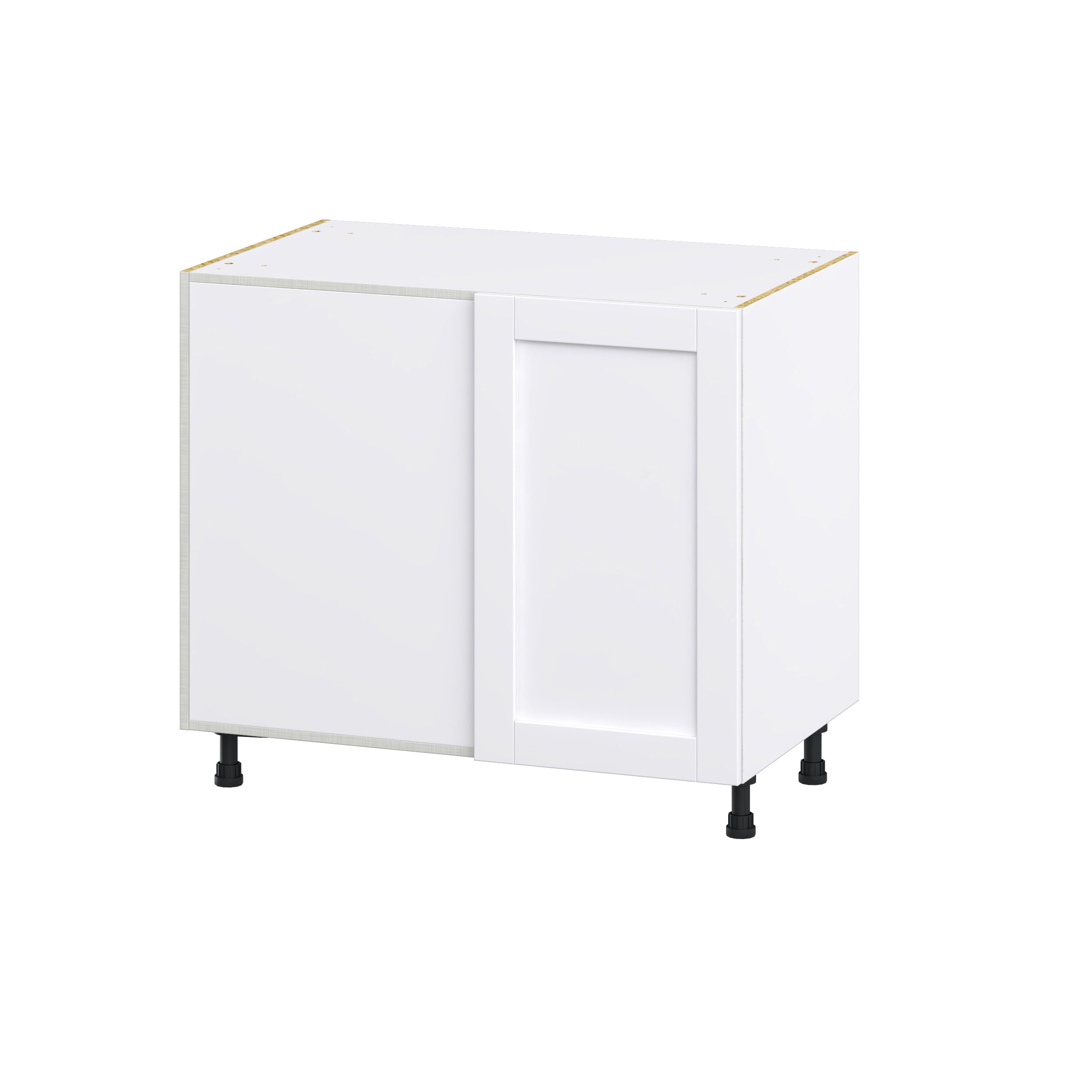 Hugo&Borg DSBBCL39LCP-RM Rosemont 39-in W x 34.5-in H x 25-in D Glacier White Blind Blind Base Fully assembled Cabinet (Recessed Panel Shaker)