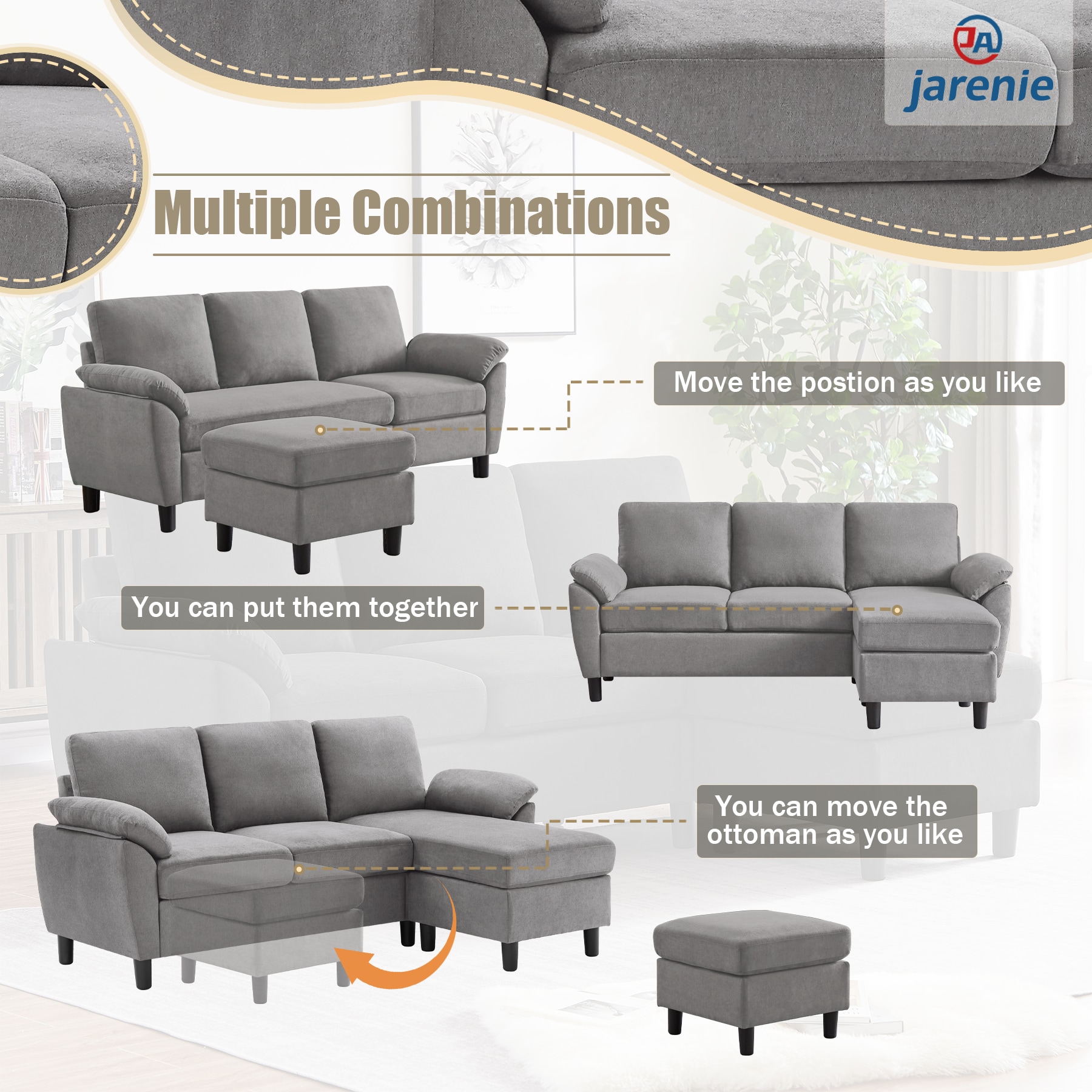 Jarenie YMX0255SETSLG Living-Room-Sets - View #4