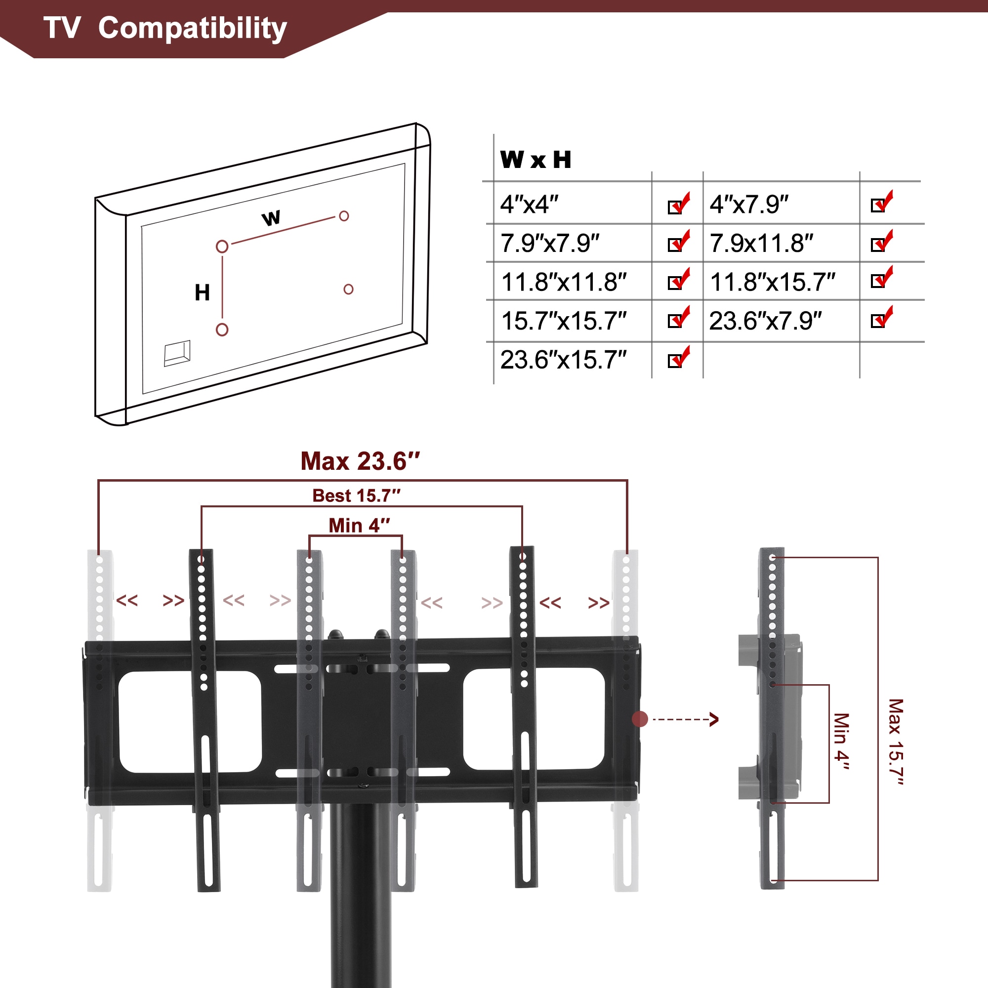Sunrinx MG67-42-DSG Tv-Stands - View #6