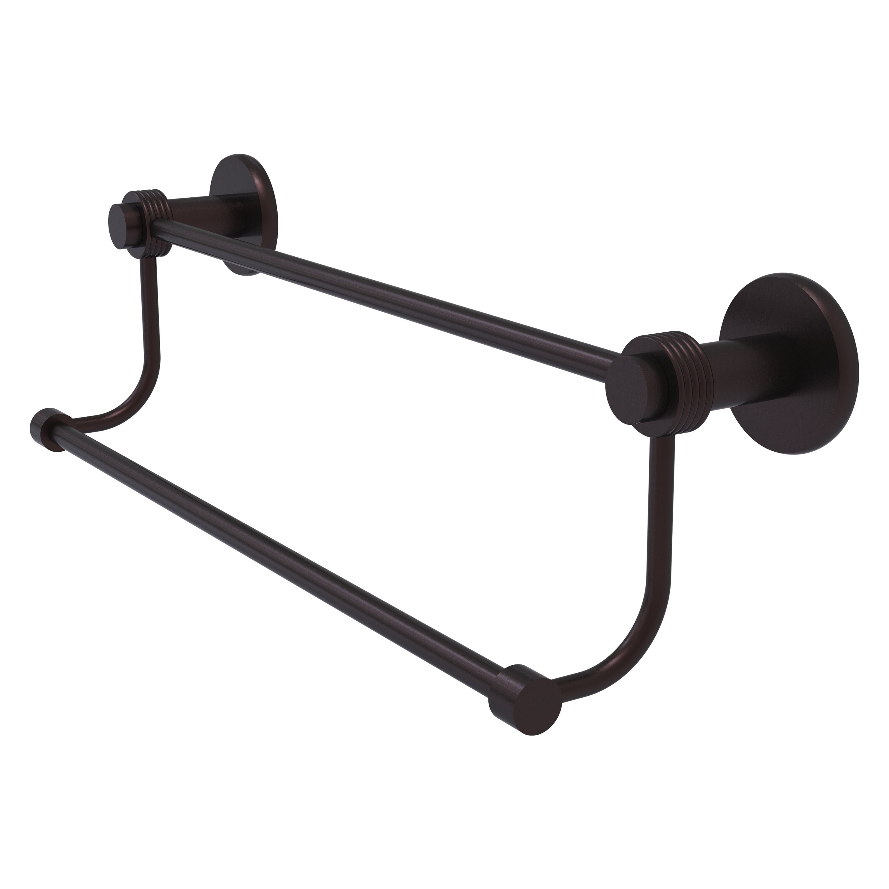 Allied Brass 9072G/30-ABZ Mercury 30-in double Antique Bronze Wall mount Double Towel Bar