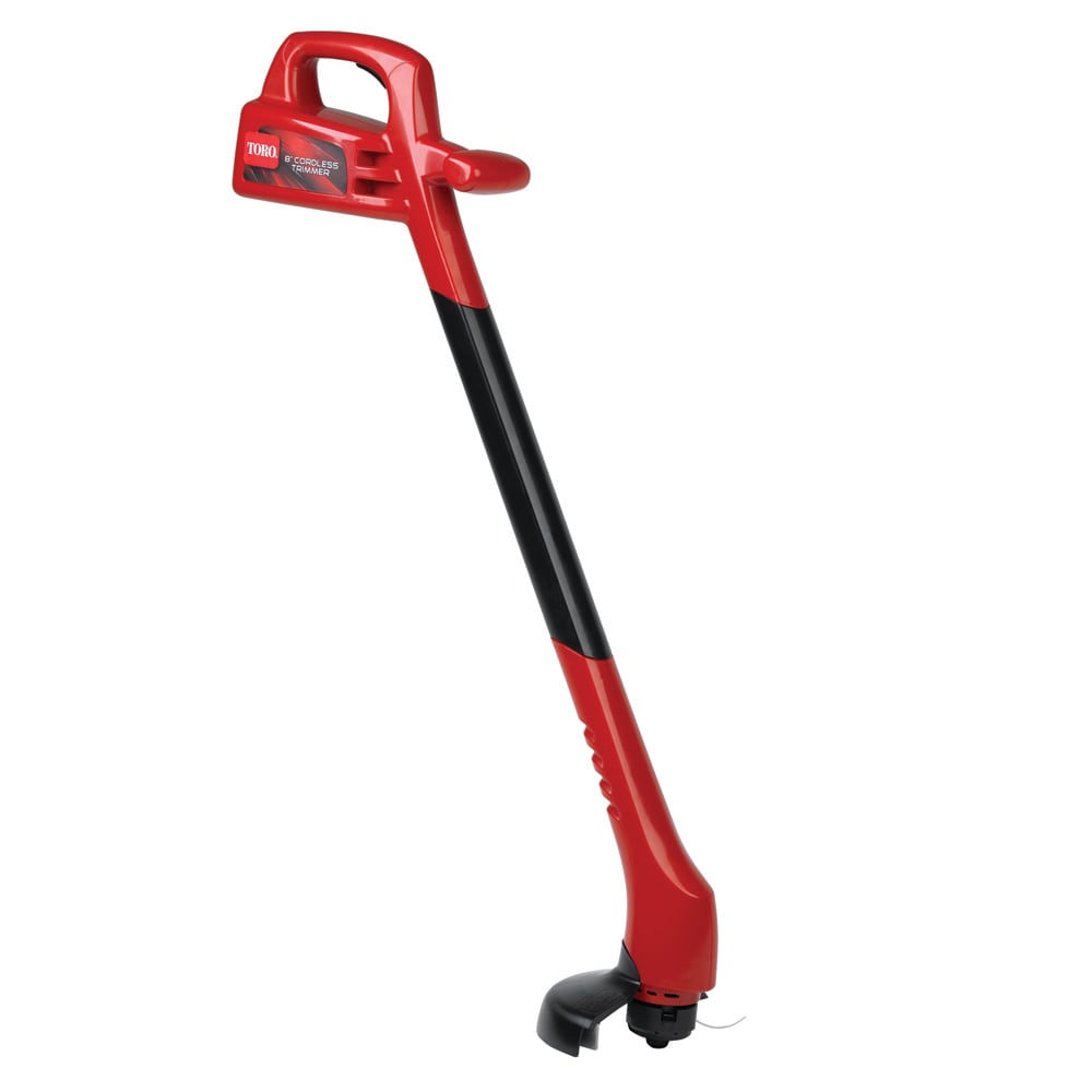 Toro 51467 12-volt max 8-in Straight Shaft Battery String Trimmer 3 Ah (Charger Included)