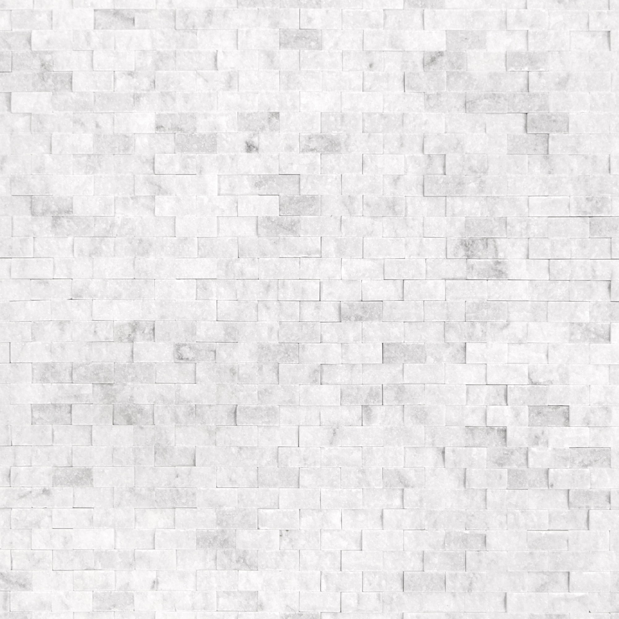 SUNWINGS ST-LSS002-WST-5 Carrara White 10-in x 11-in Natural Stone Look Mosaic Wall Tile (4.14-sq. ft/ Carton)