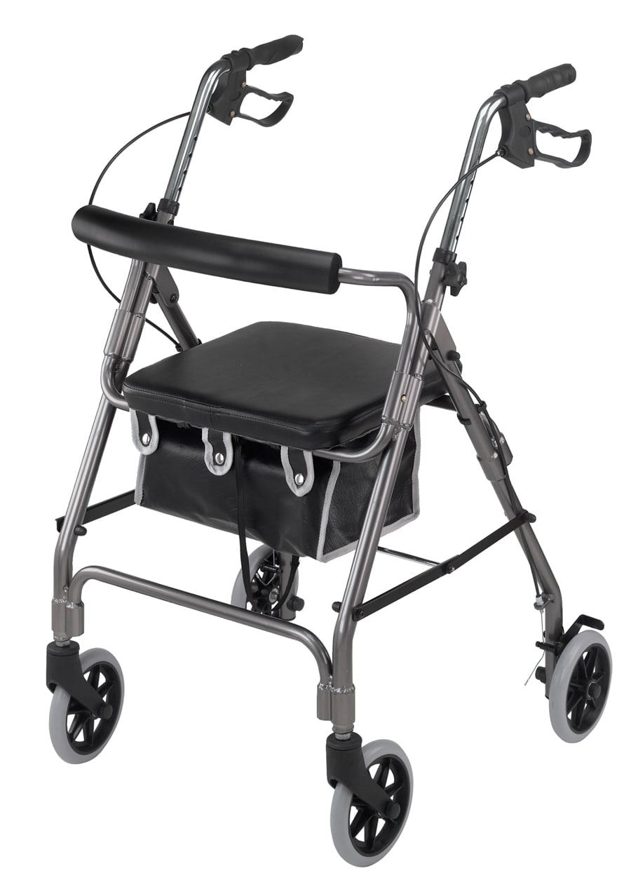 DMI 501-2012-4100 Titanium Fold-Up/Easy Storage Rollator