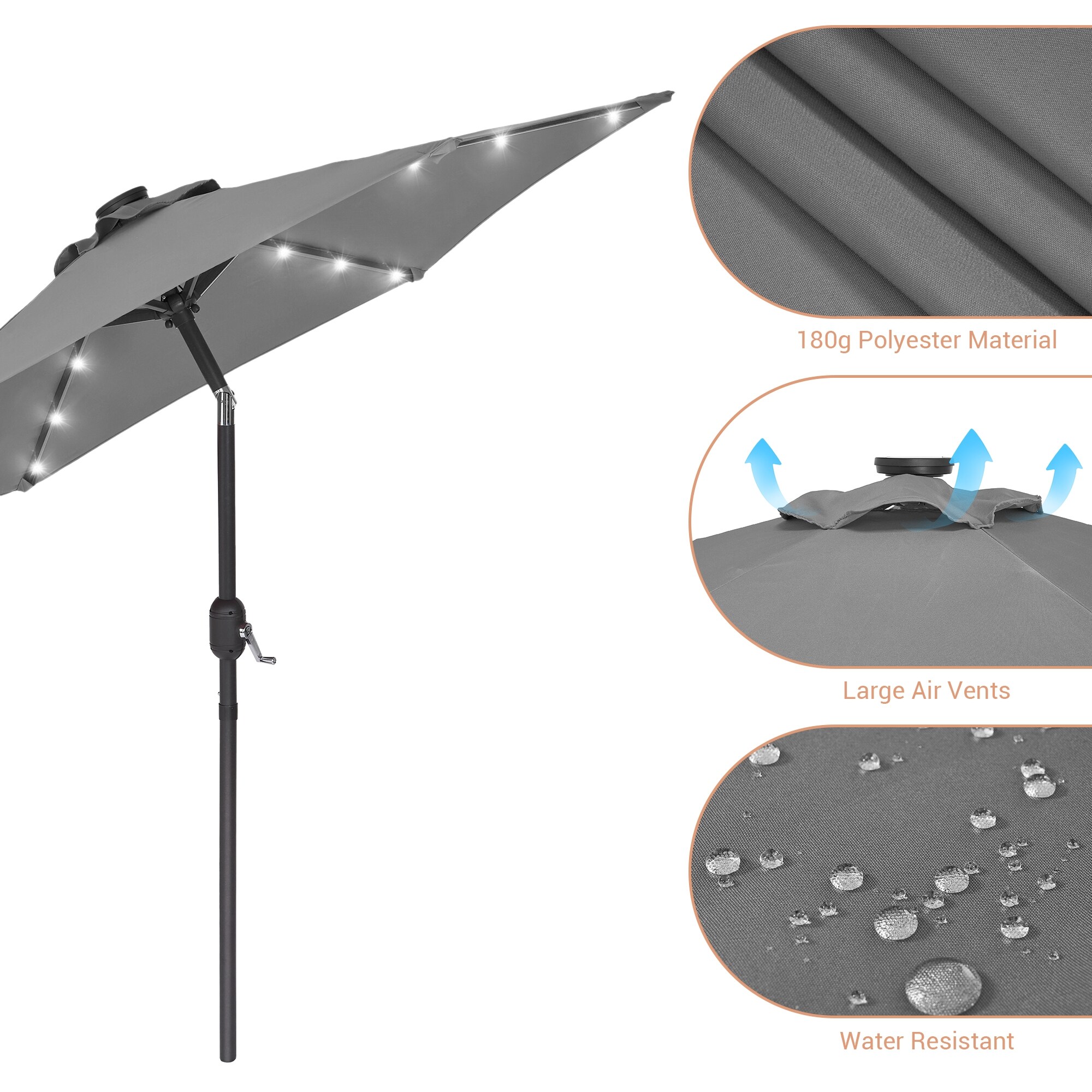 ACEGOSES LW-LED75GY Umbrellas-2 - View #7
