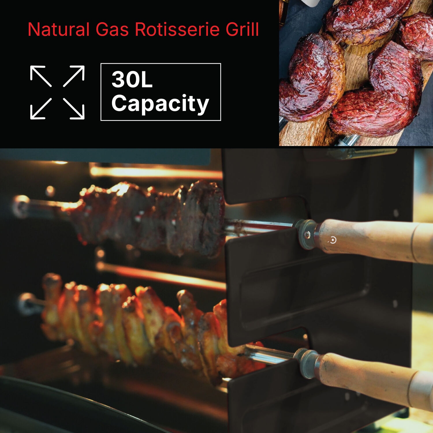 Brazilian Flame BG-05LXK-BLACK Tabletop-Grills - View #3