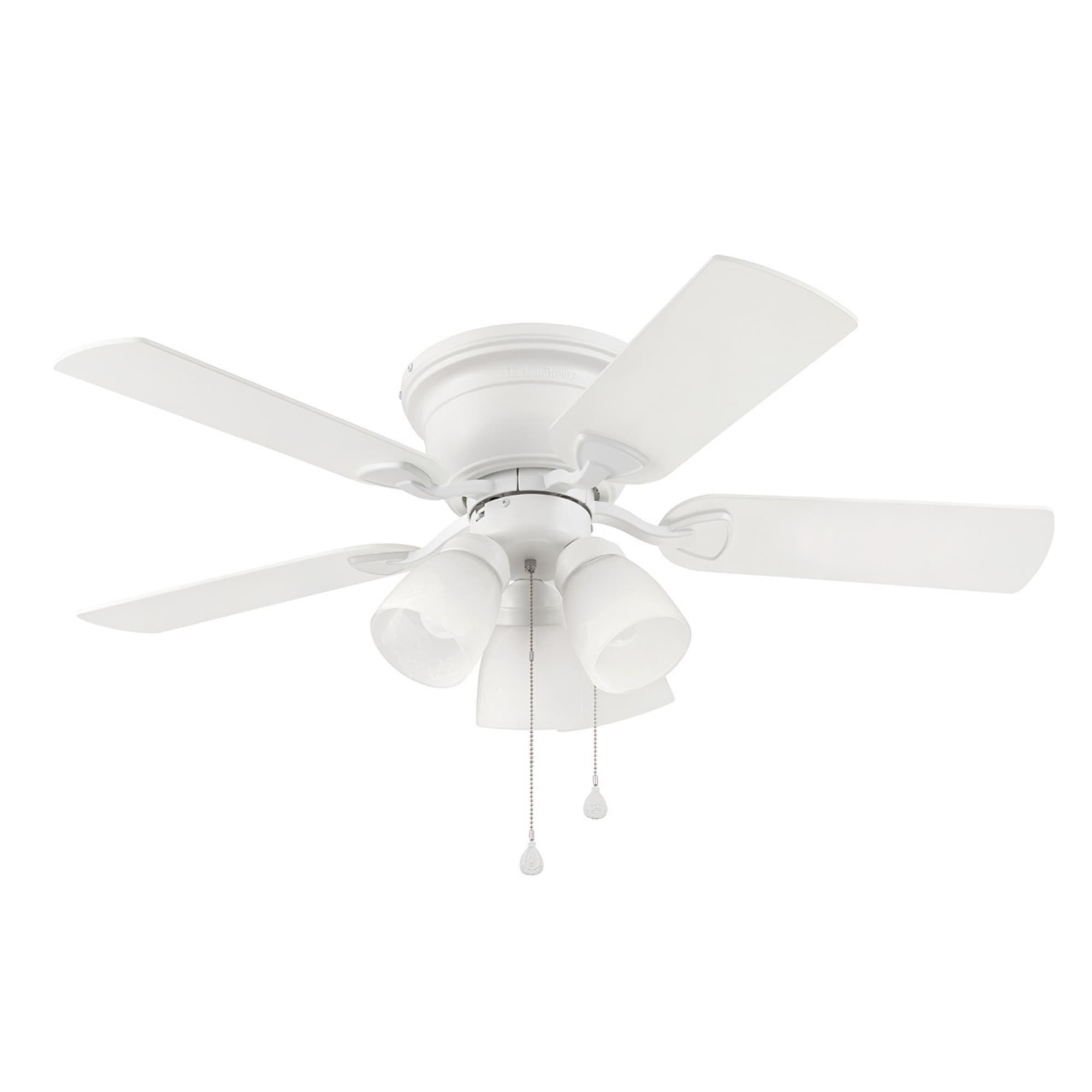 Harbor Breeze Centreville 42-in White Indoor Flush Mount Ceiling Fan with good Light