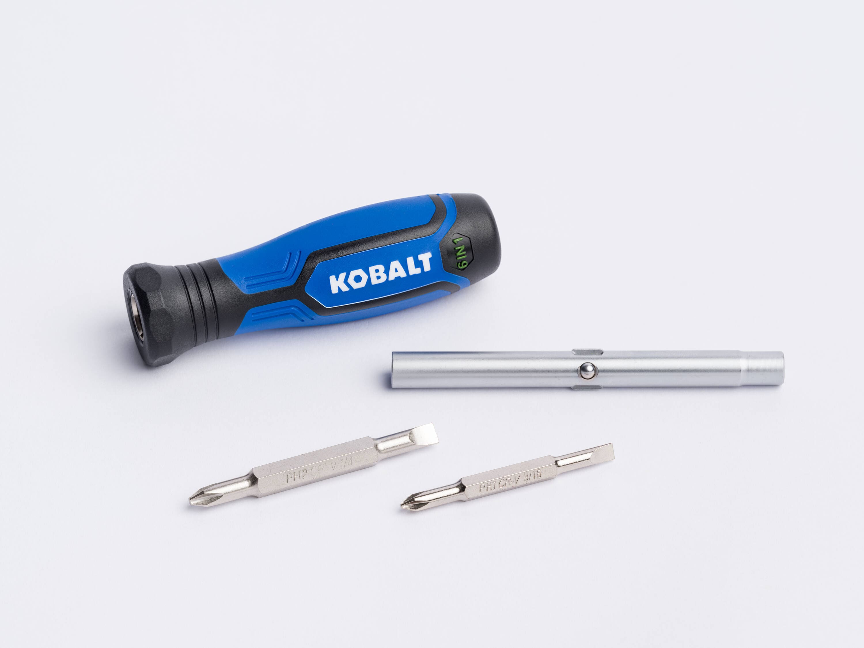 Kobalt 67340 6-in-1 2-in Multi-Bit Screwdriver