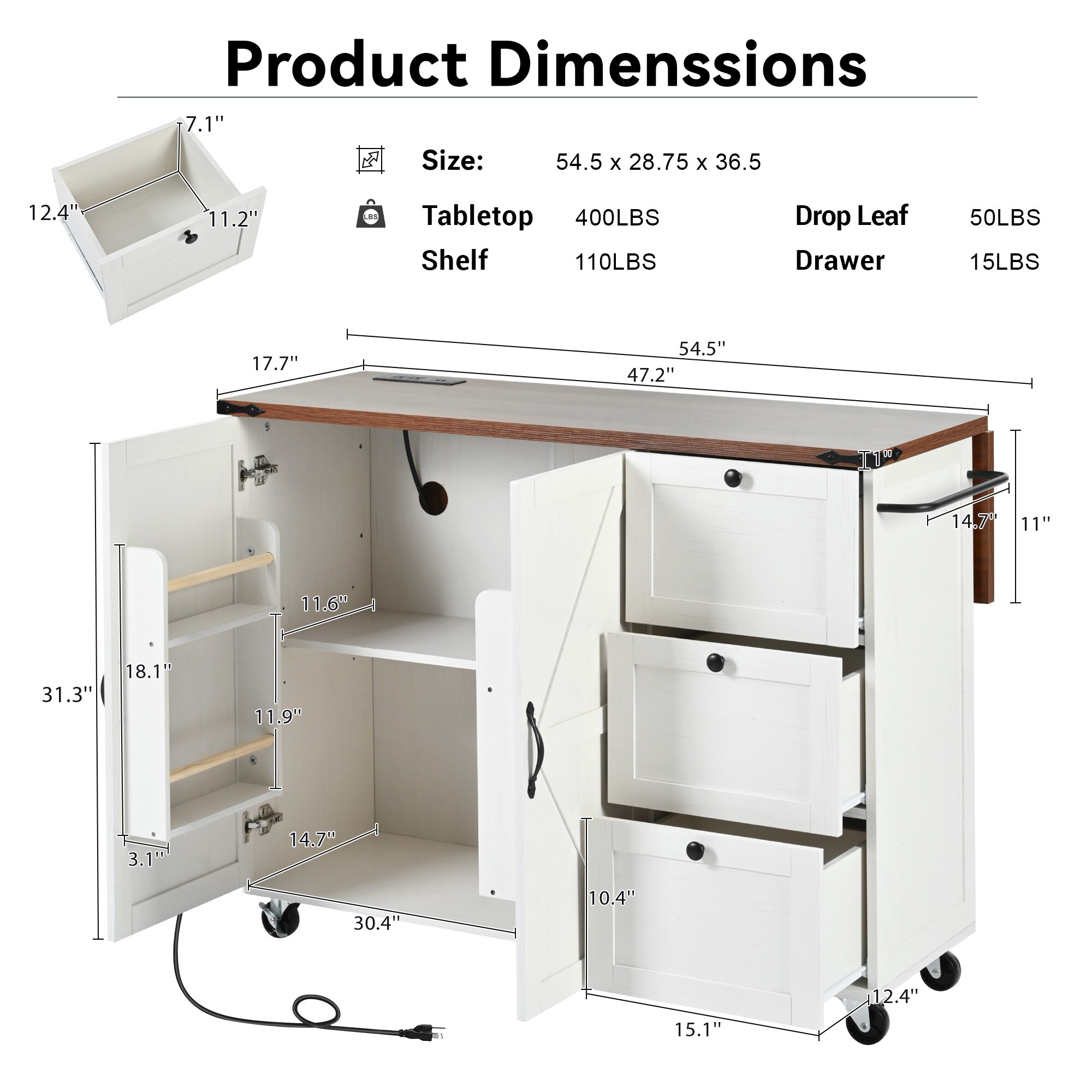SINOFURN SYB260052WT Kitchen-Furniture - View #4