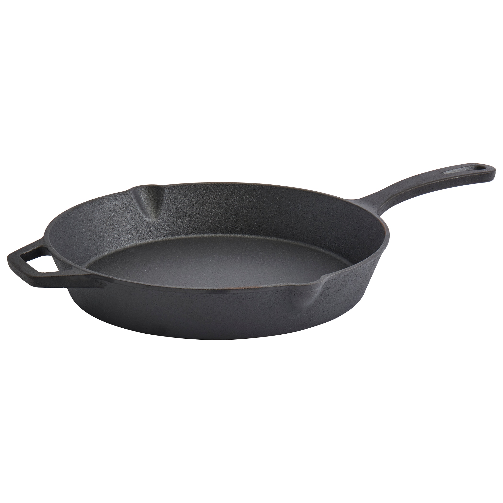Smith Clark Ironworks Cast Iron Skillet, Pre-Seasoned, Oven Safe, Induction  Compatible, Black, 1-Pack in the Cooking Pans & Skillets department at