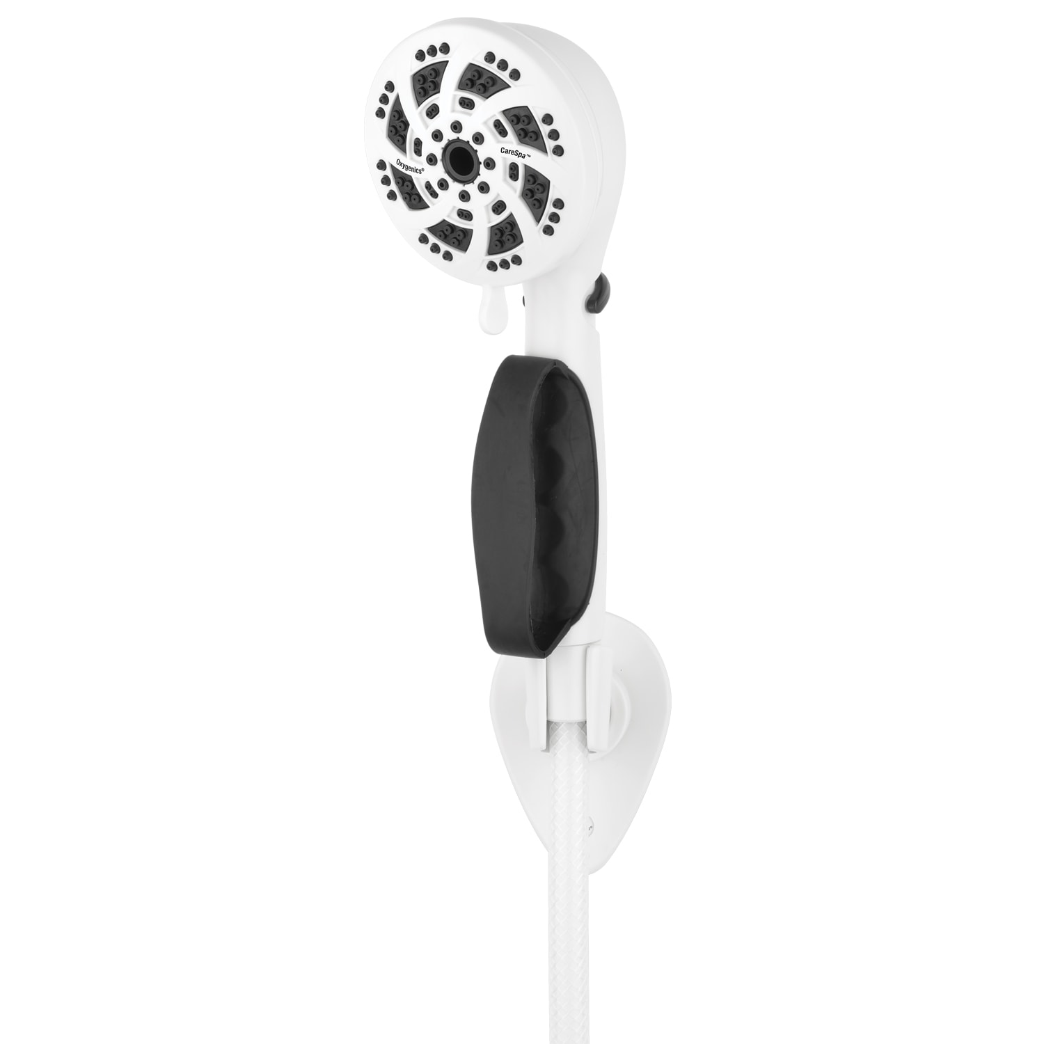 Oxygenics 92720 CareSpa 5.0 -Spray White Matte 3.75-in Round Handheld High Pressure Shower Head 2 GPM