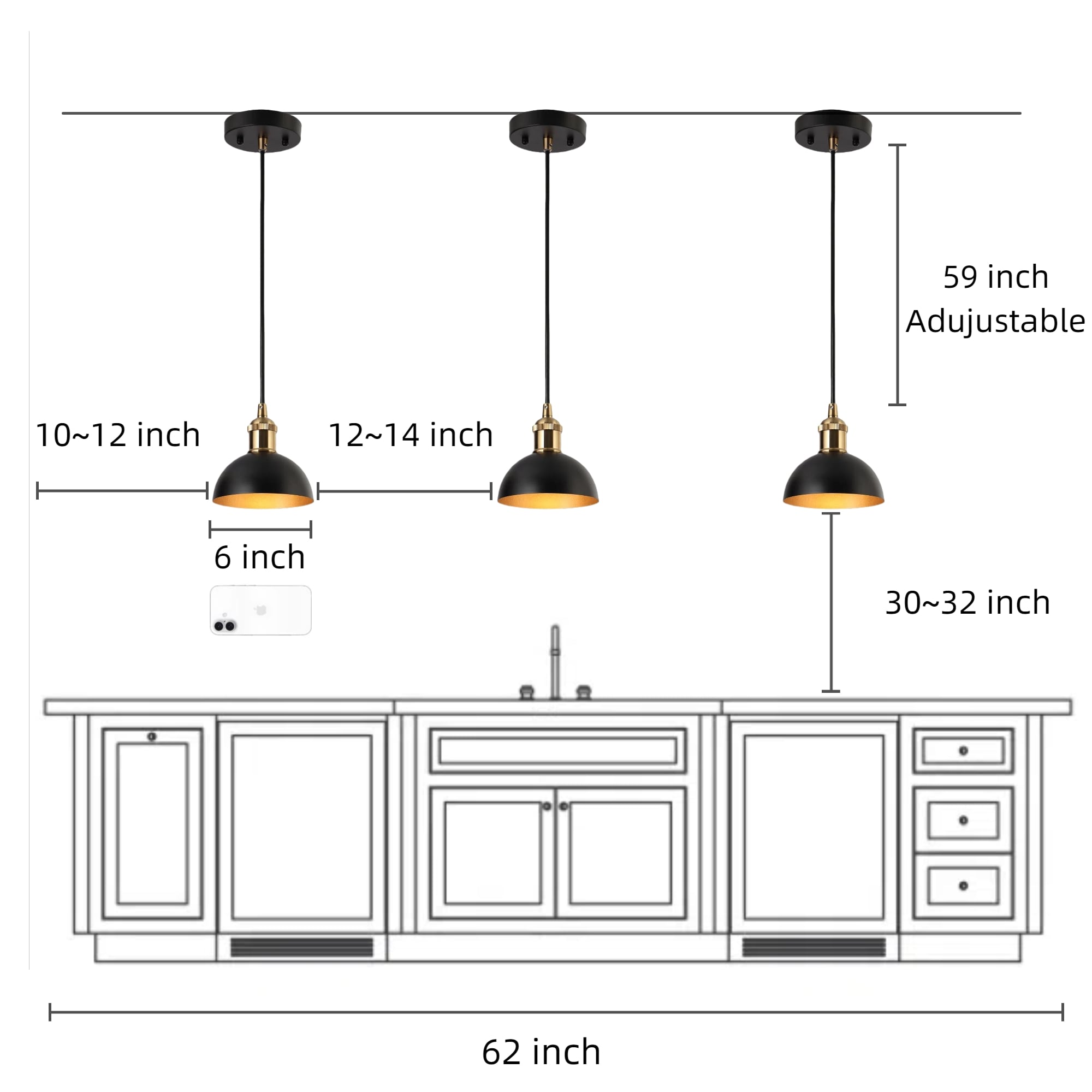 ZEVNI L3VFUNUYW4702SX7 Pendant-Lights - View #8