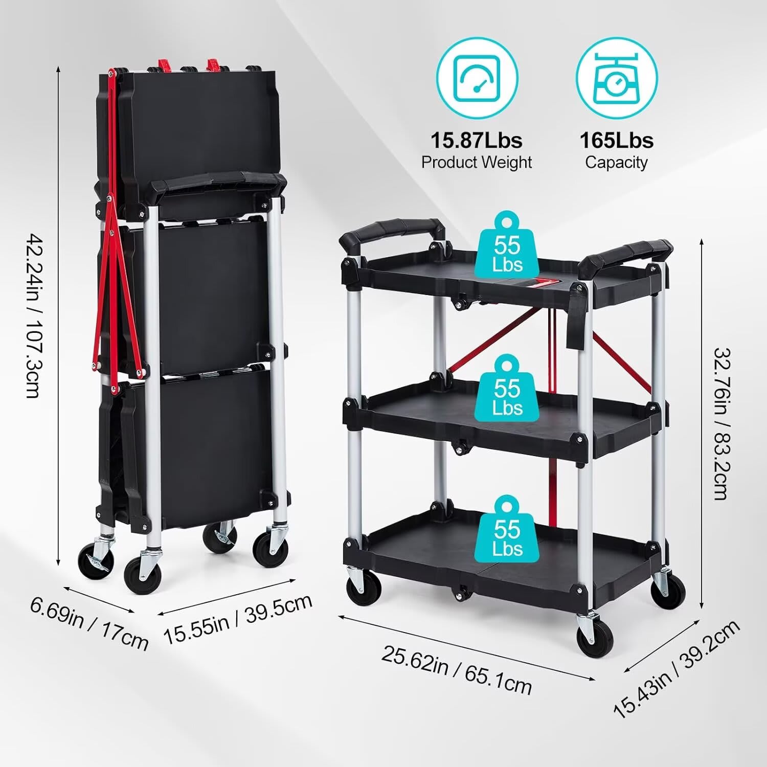 Qeetex JXNAG-PHO-3379BGDC Utility-Carts - View #3