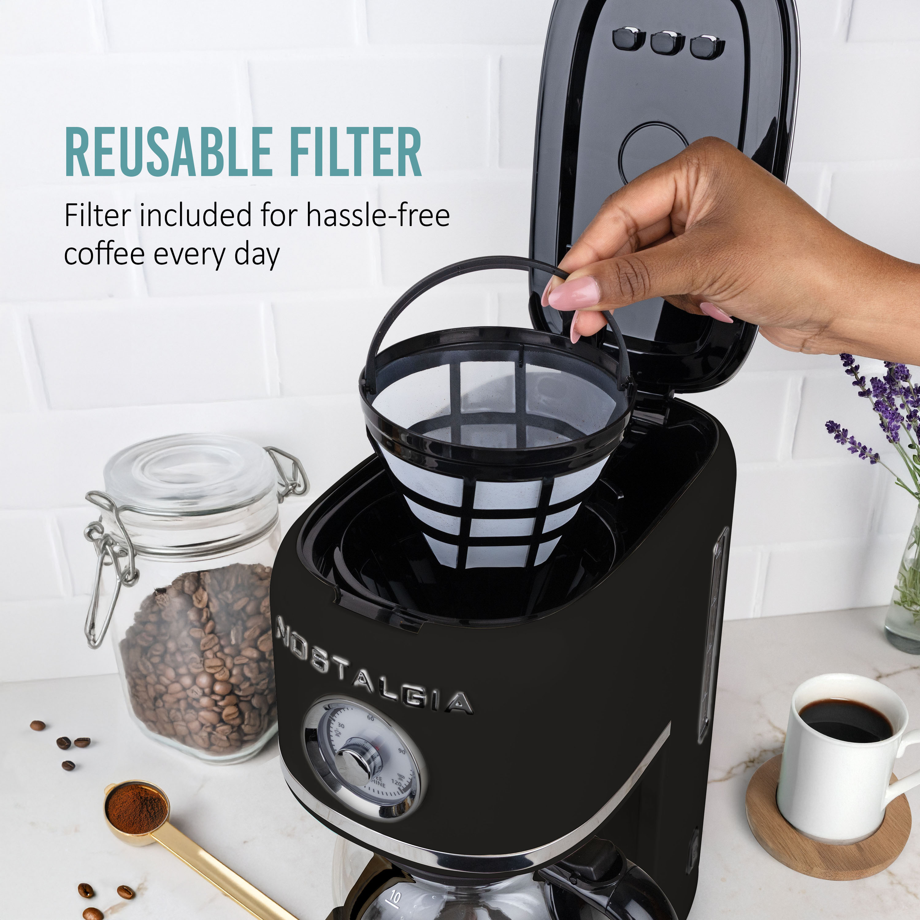 Nostalgia NCRCOF10BK6A Coffee-Makers - View #5