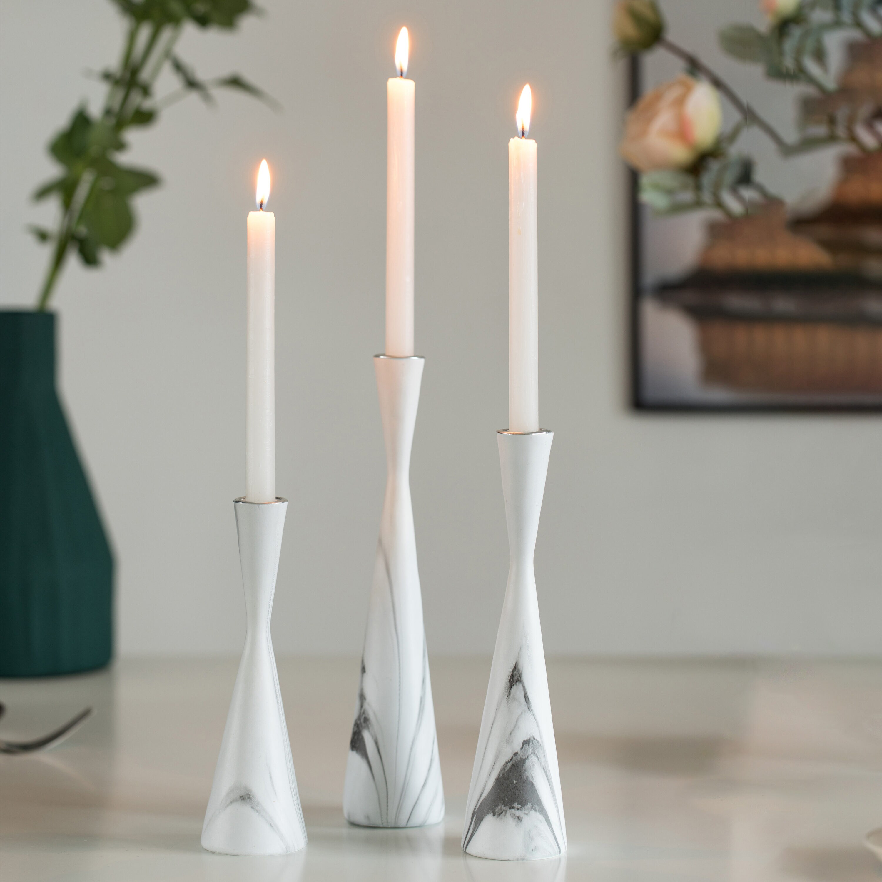 FABULAXE QI004063.WT.6 Candle-Holders - View #2