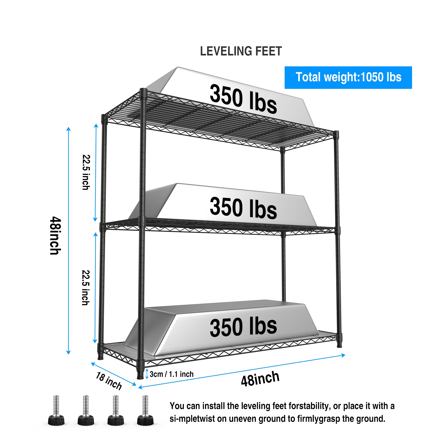 Damerin ZQ-DS-F01 Free-Standing-Shelving - View #4