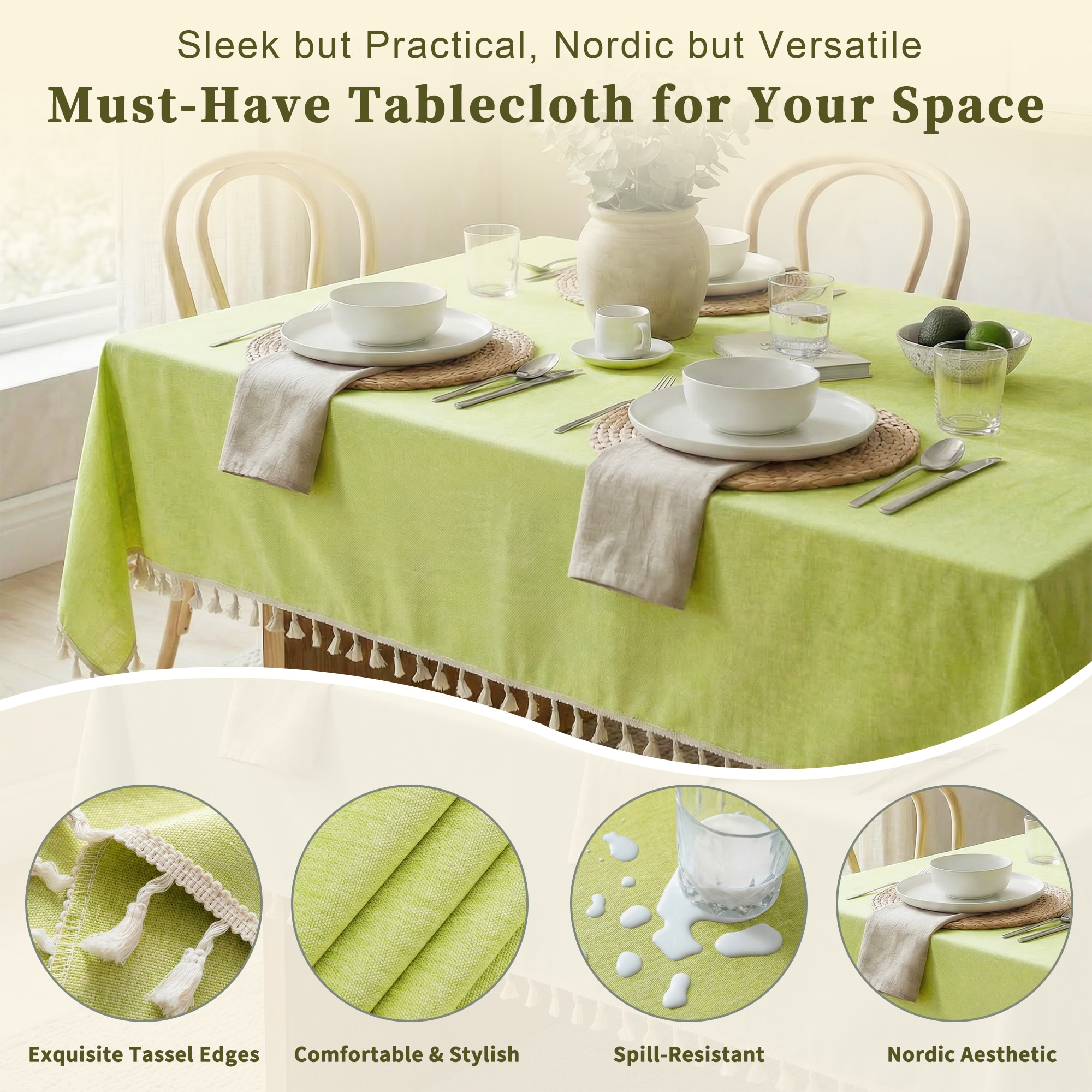 Unique Bargains S26012200UX1714 Table-Covers - View #6