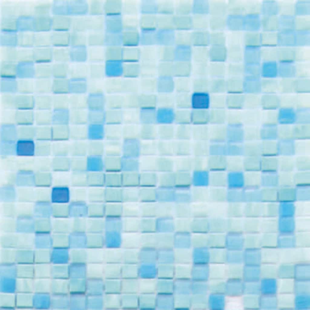 Iridescent Blue Glass Mosaic Wall and Floor Tile