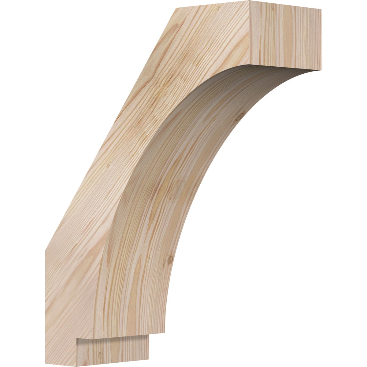 Ekena Millwork BRC06X14X18IMP00SDF 5-1/2-in x 14-in x 18-in Douglas Fir Unfinished Wood Imperial smooth