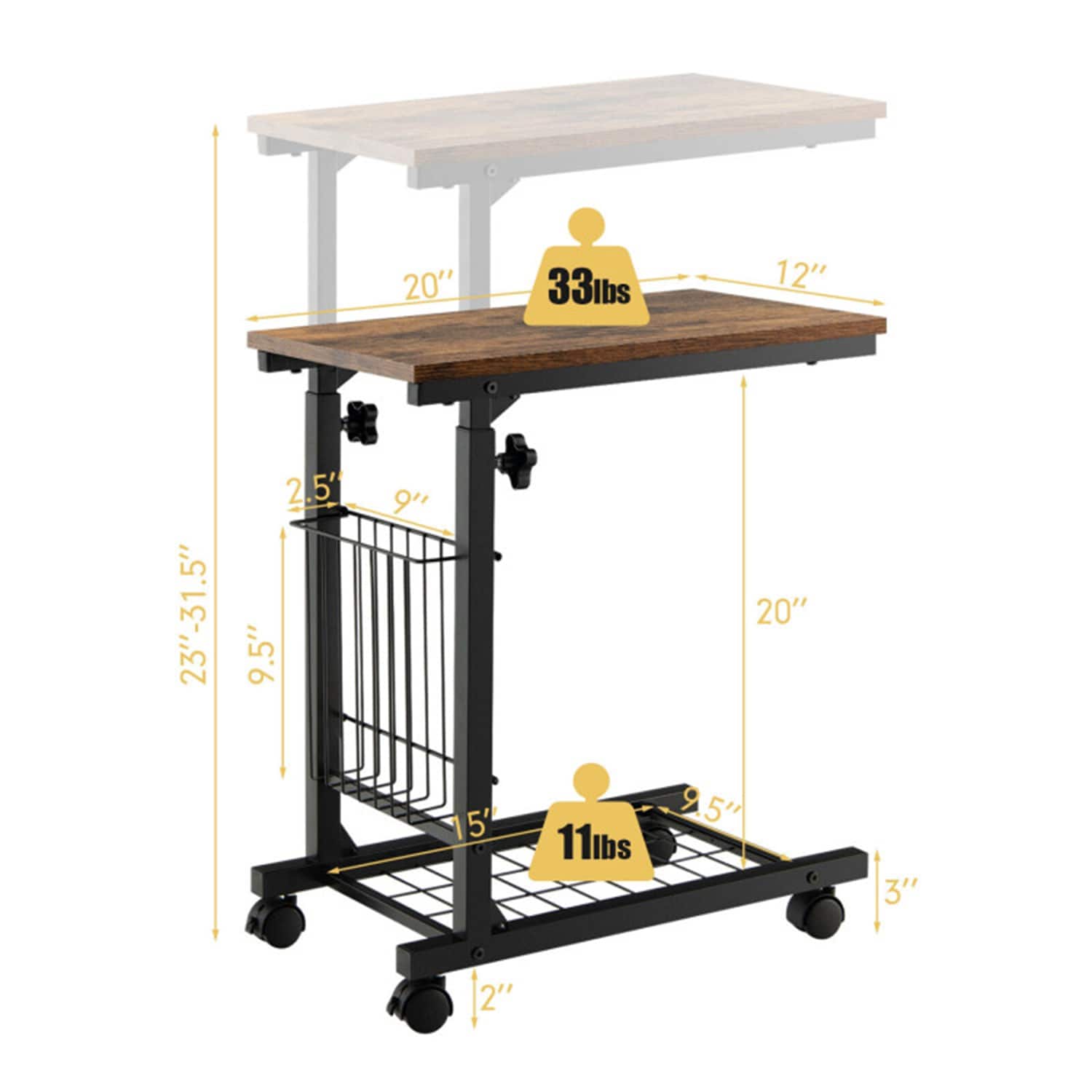 GZMR WF01-KS-V1-BKOR End-Tables - View #8