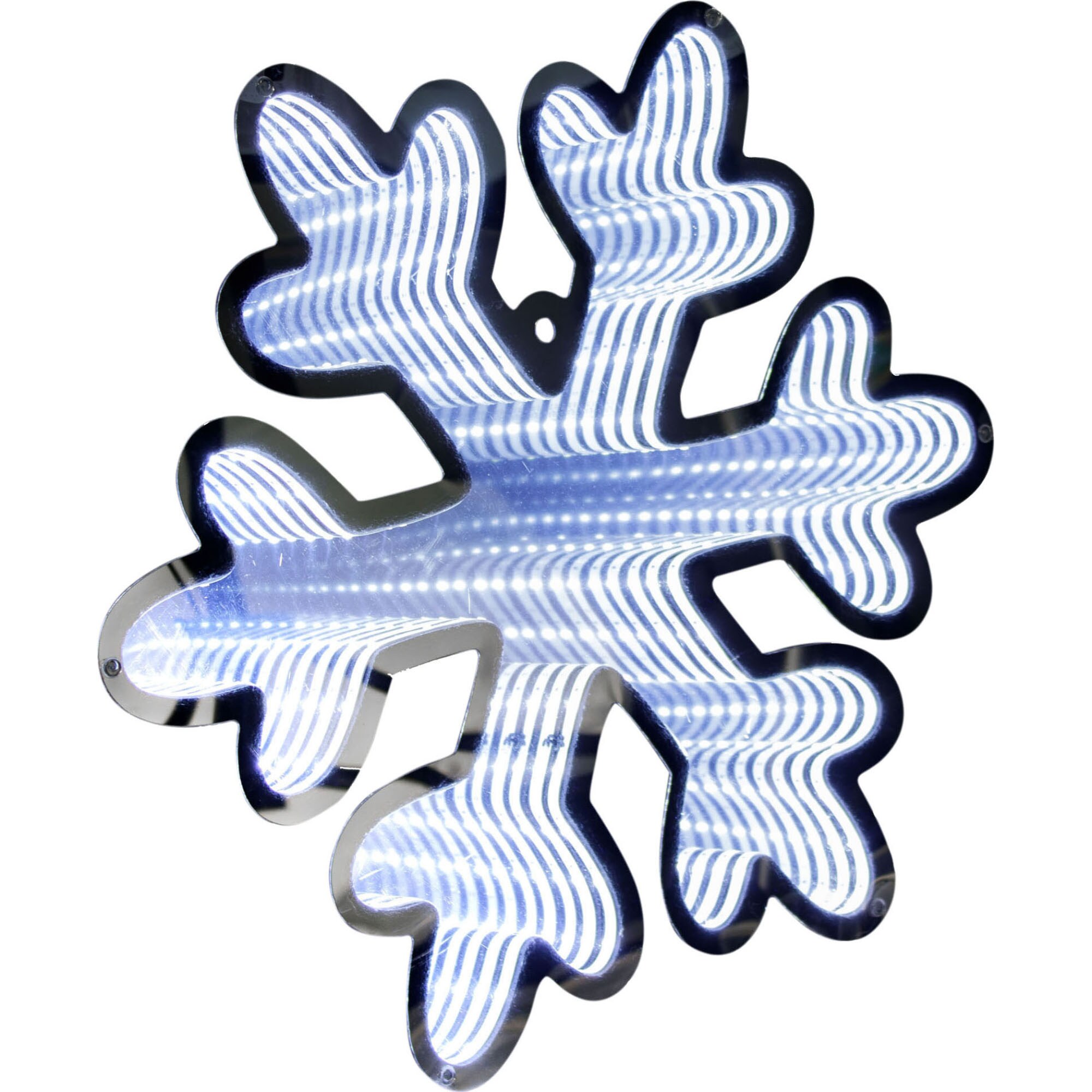  WBD2021005X 24-Inches Lighted Snowflake Christmas Decor