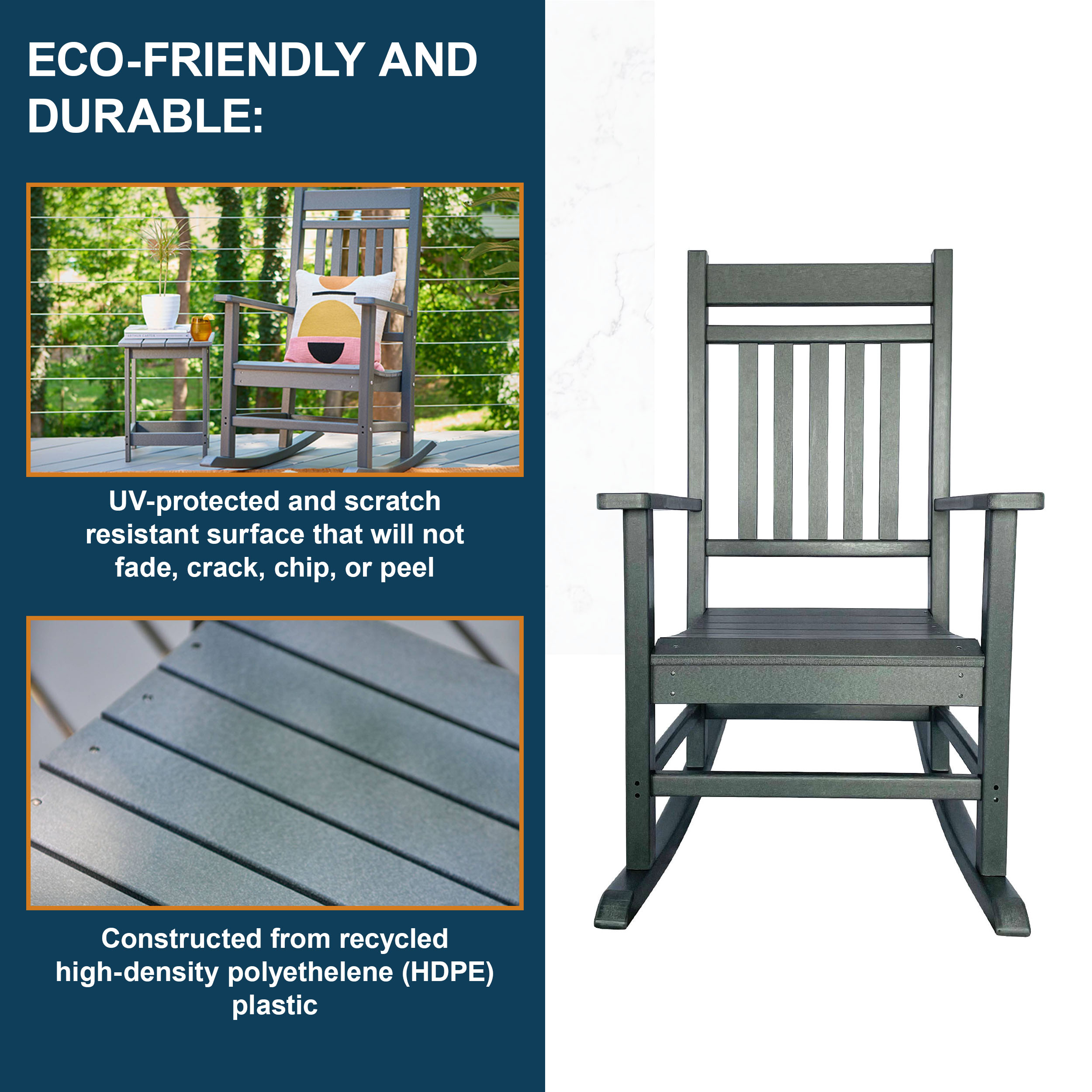 Shine Company 7632GY Patio-Chairs - View #12