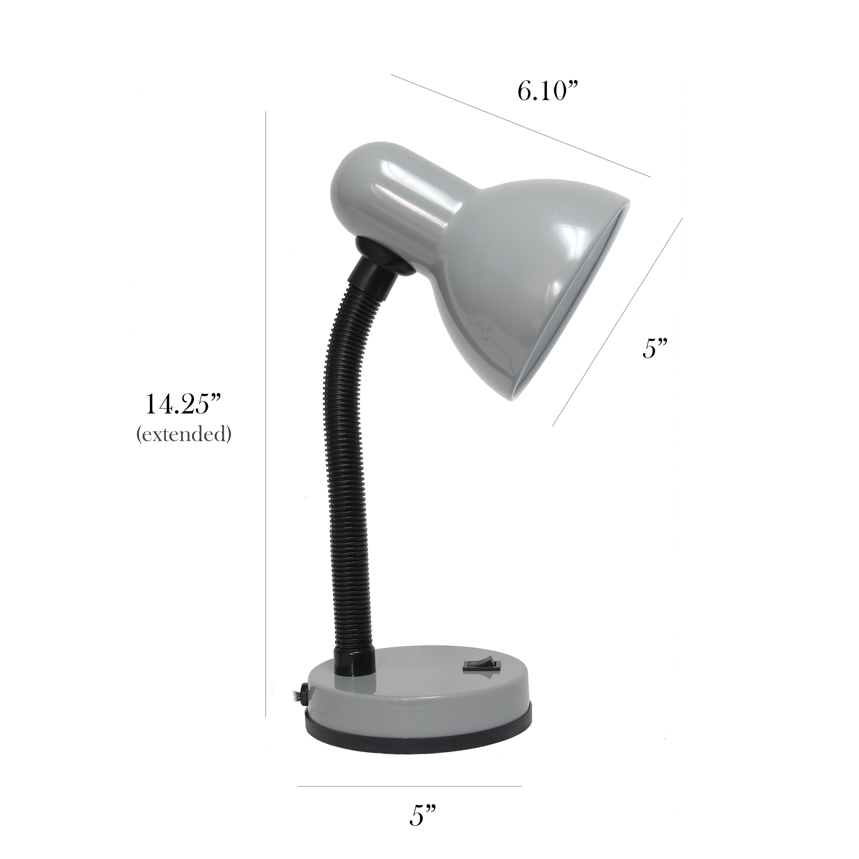 Simple Designs LD1003-SLV-12PK Desk-Table-Lamps - View #3