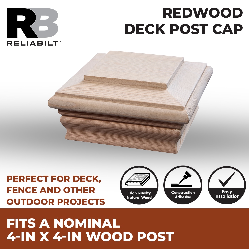 RELIABILT QWP008-RWD-T20 Deck-Post-Caps - View #2