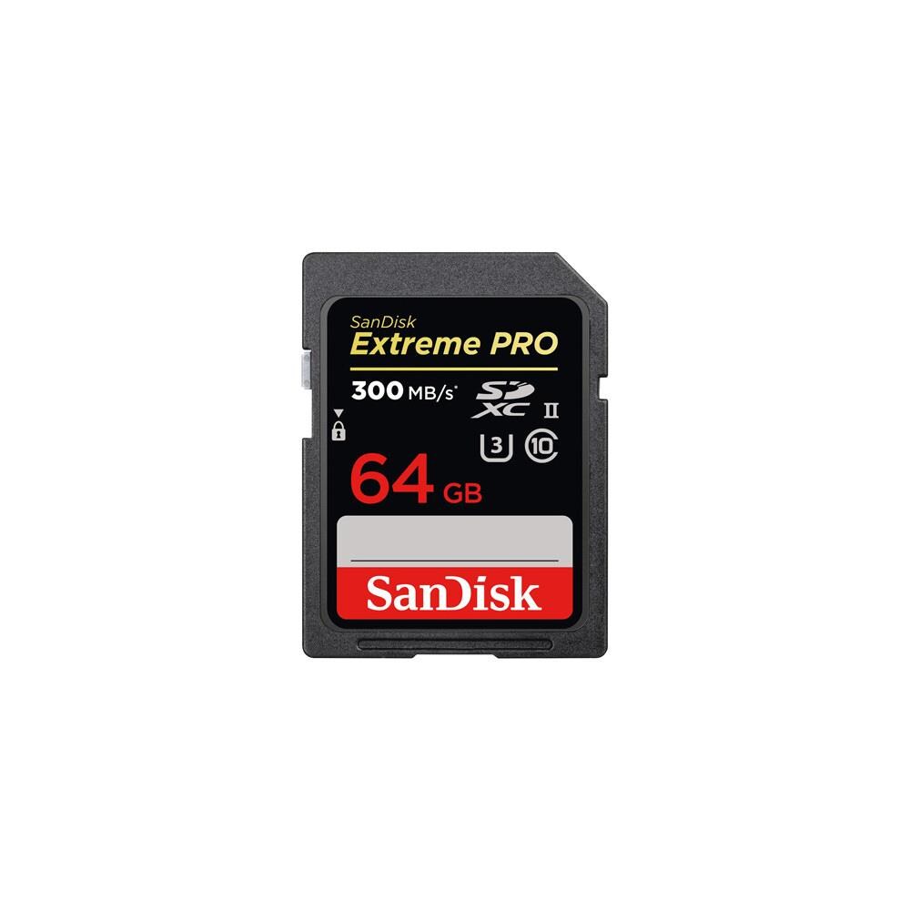 SANDISK SD EXTREME PRO 64 Go SDXC 300 MB/s UHS-II U3 Classe 10