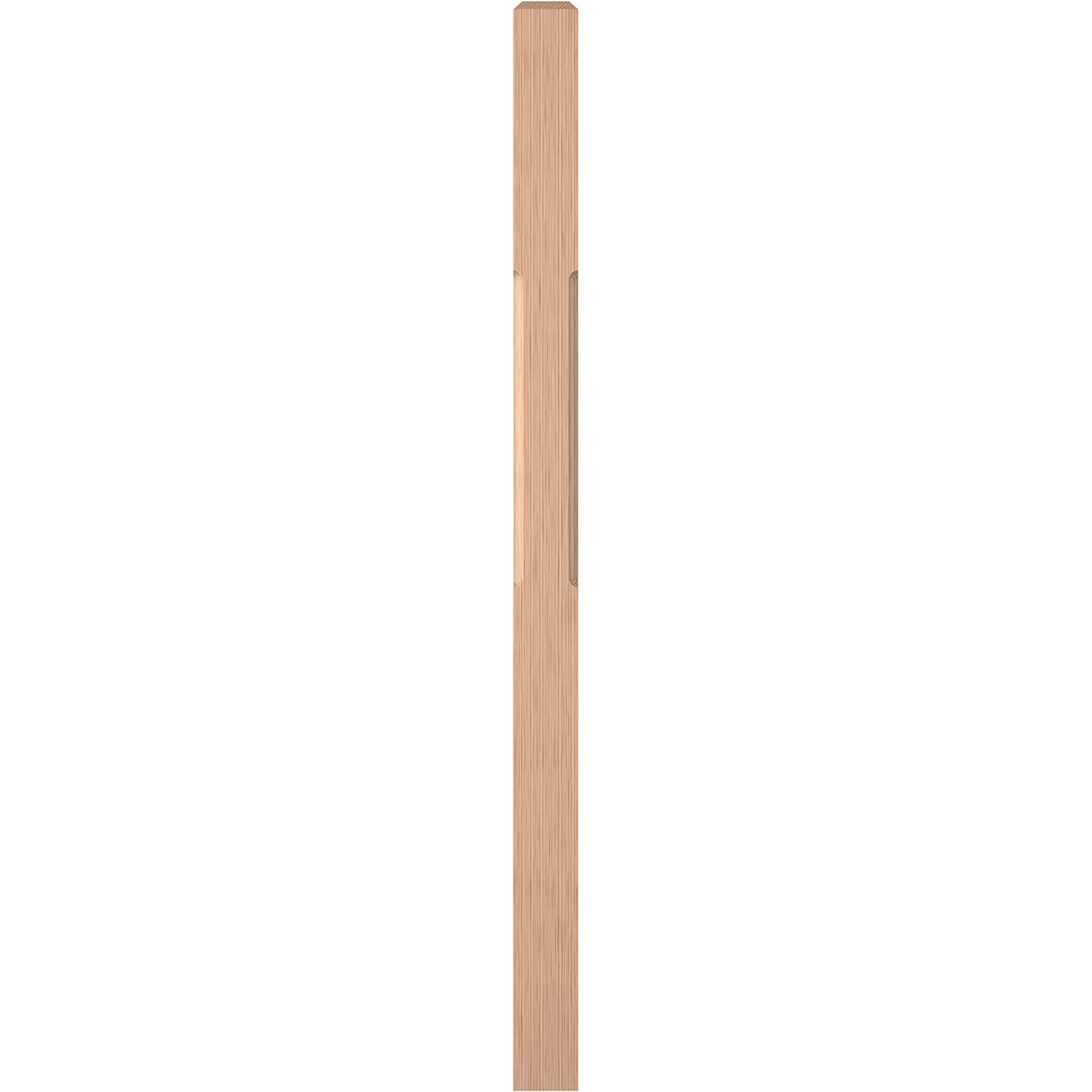 L.J. Smith Stair Systems LJC-4001-H Clean 3.5-in x 58-in Unfinished Hemlock Intermediate Stair Newel Post