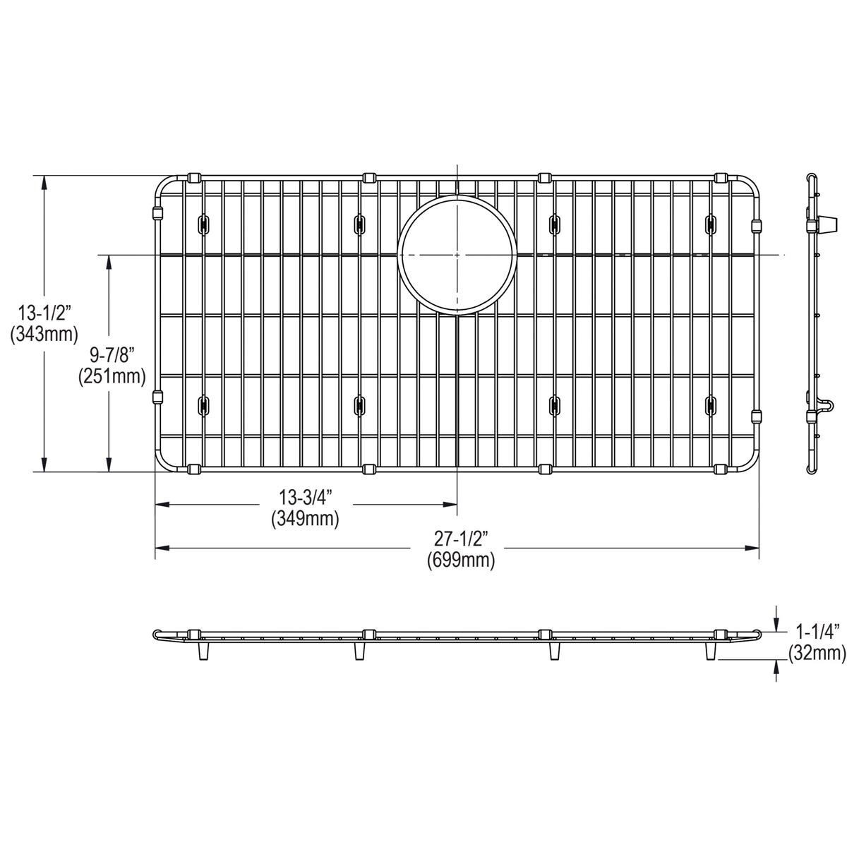 Elkay LKOBG2915SS Sink-Grids - View #6
