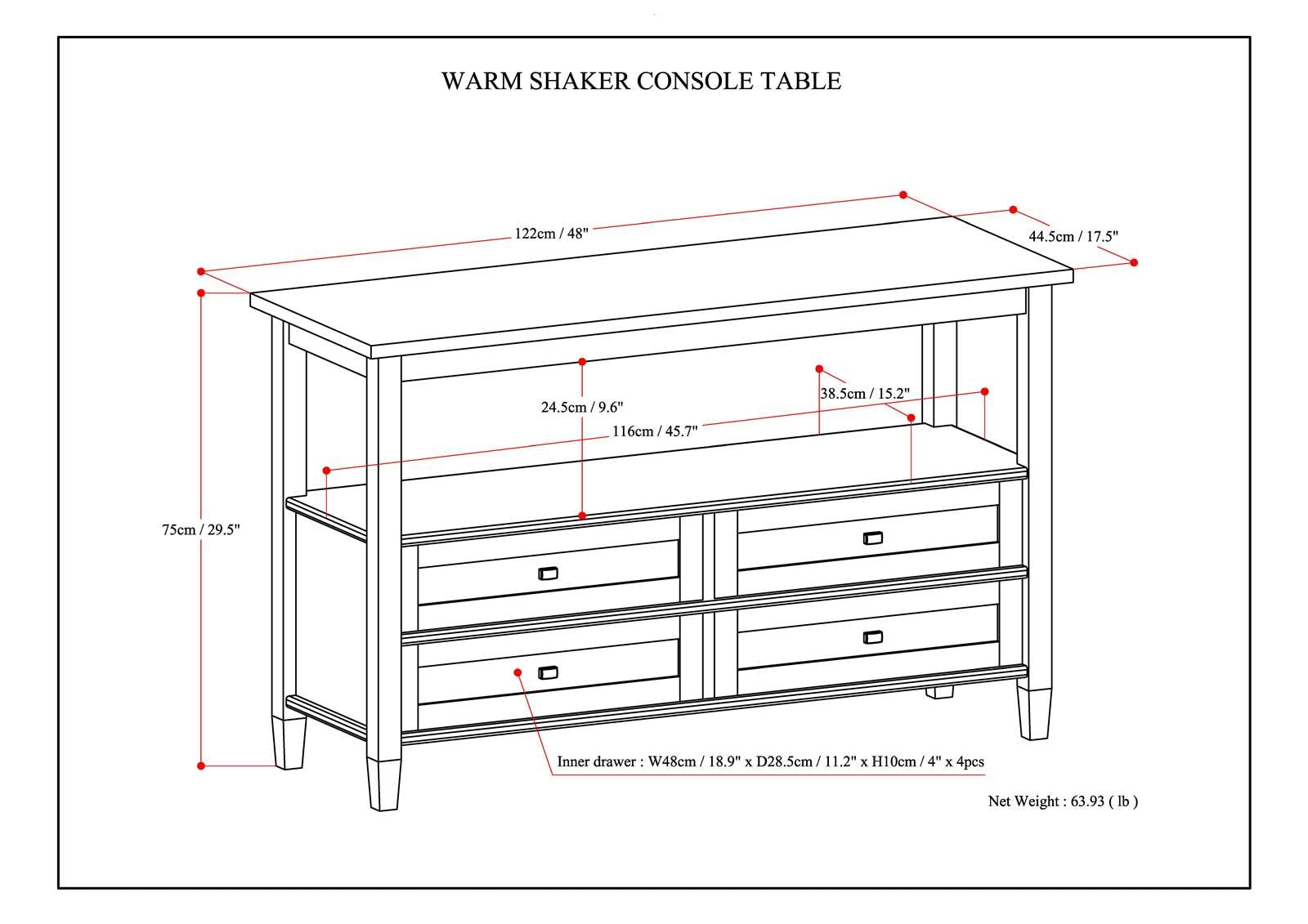 Simpli Home AXCRWSH06-LGB Console-Sofa-Tables - View #5