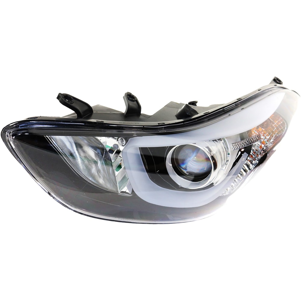 Garage-Pro JCWREPH100376GP Headlight For Hyundai Elantra 2014-2016 Lh Assembly Halogen with LED Position Light Sedan Usa Built