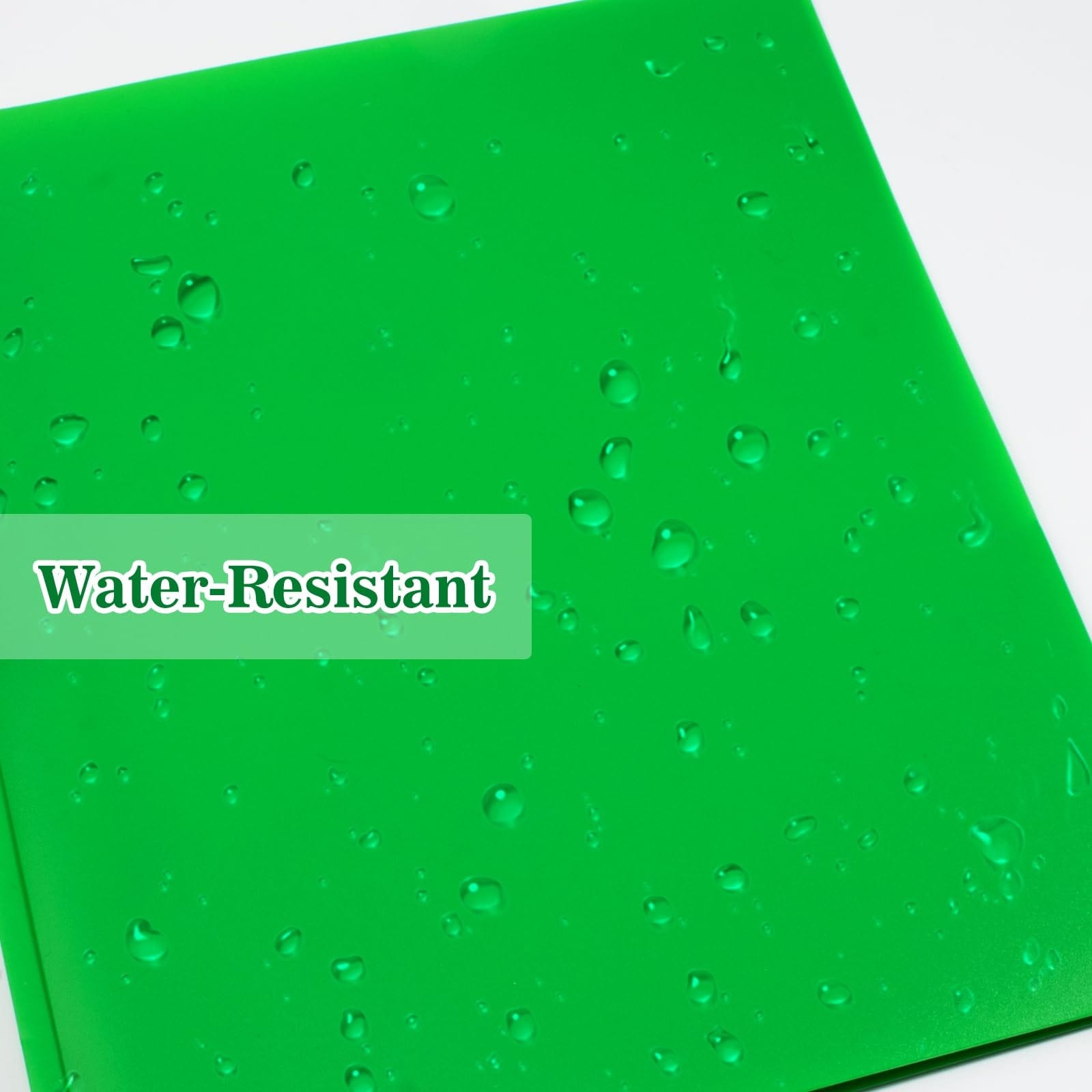 Etokfoks  12 pack green plastic poly folders with two pockets and three prong fasteners fitting 8 5 x 11 in letter size paper
