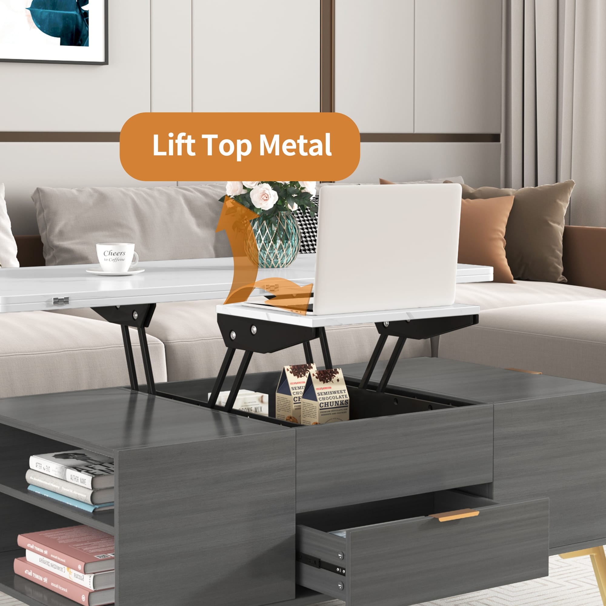 ModernLuxe L3P-WF307471AAG Coffee-Tables - View #8