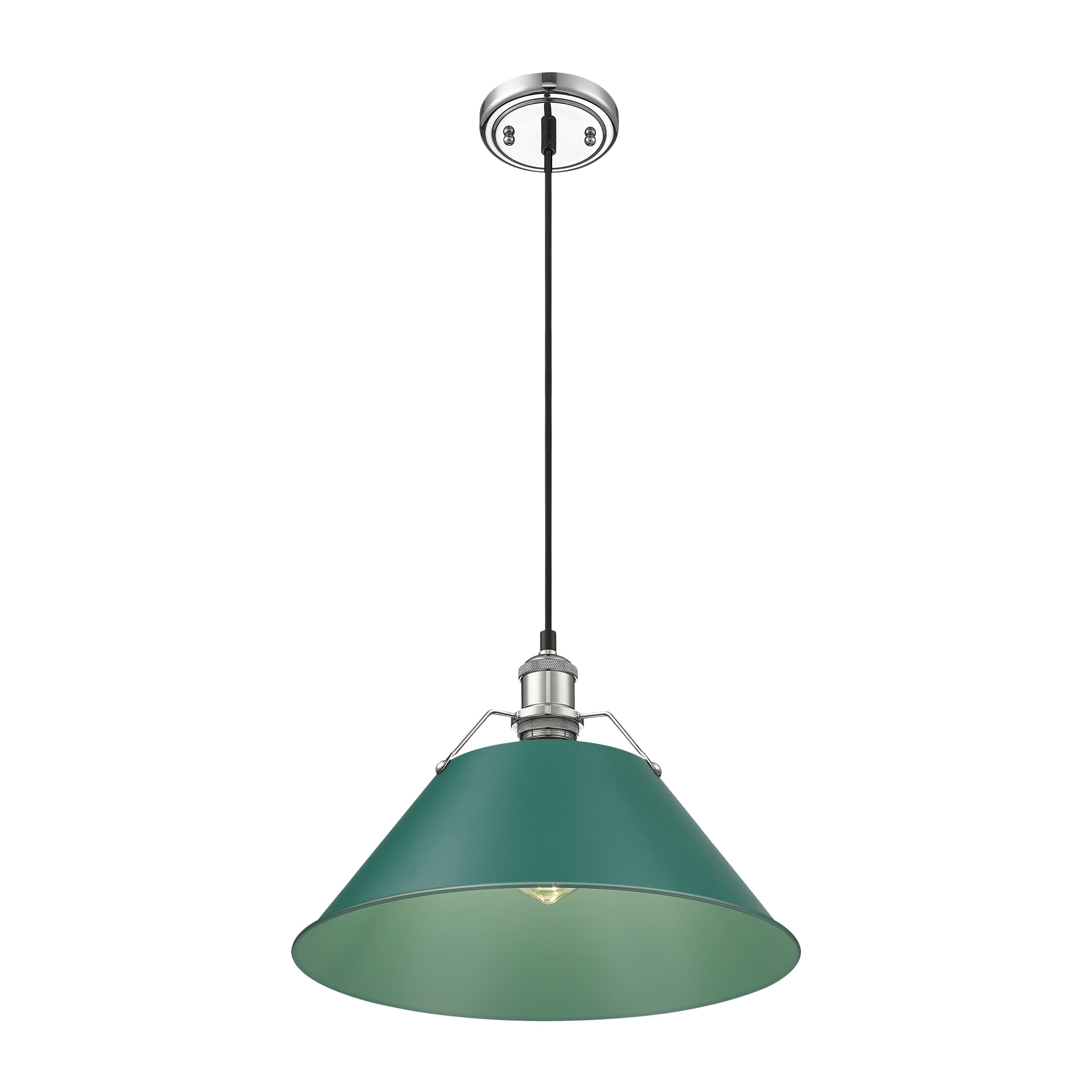 Golden Lighting 3306-L CH-GN Pendant-Lights - View #2