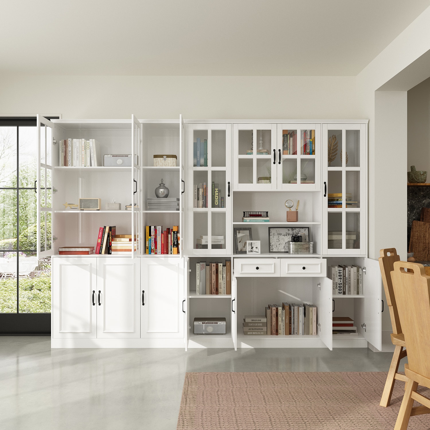 FUFU&GAGA LJY-KF020320+321 Utility-Storage-Cabinets - View #3