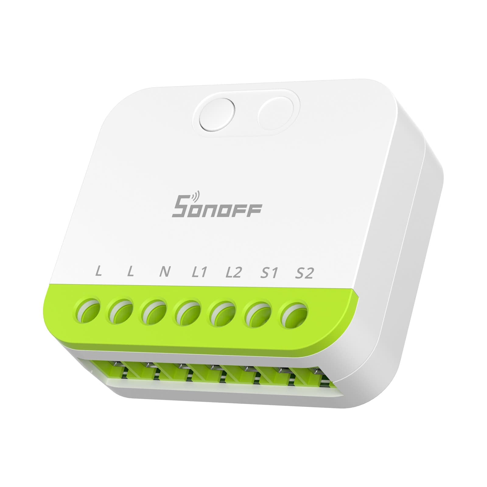 SONOFF  MINI Duo 2 Channel Zigbee Smart Switch Zigbee 3.0 Enabled 16A Compact for Standard Boxes Remote Automated Control via Zigbee Hub