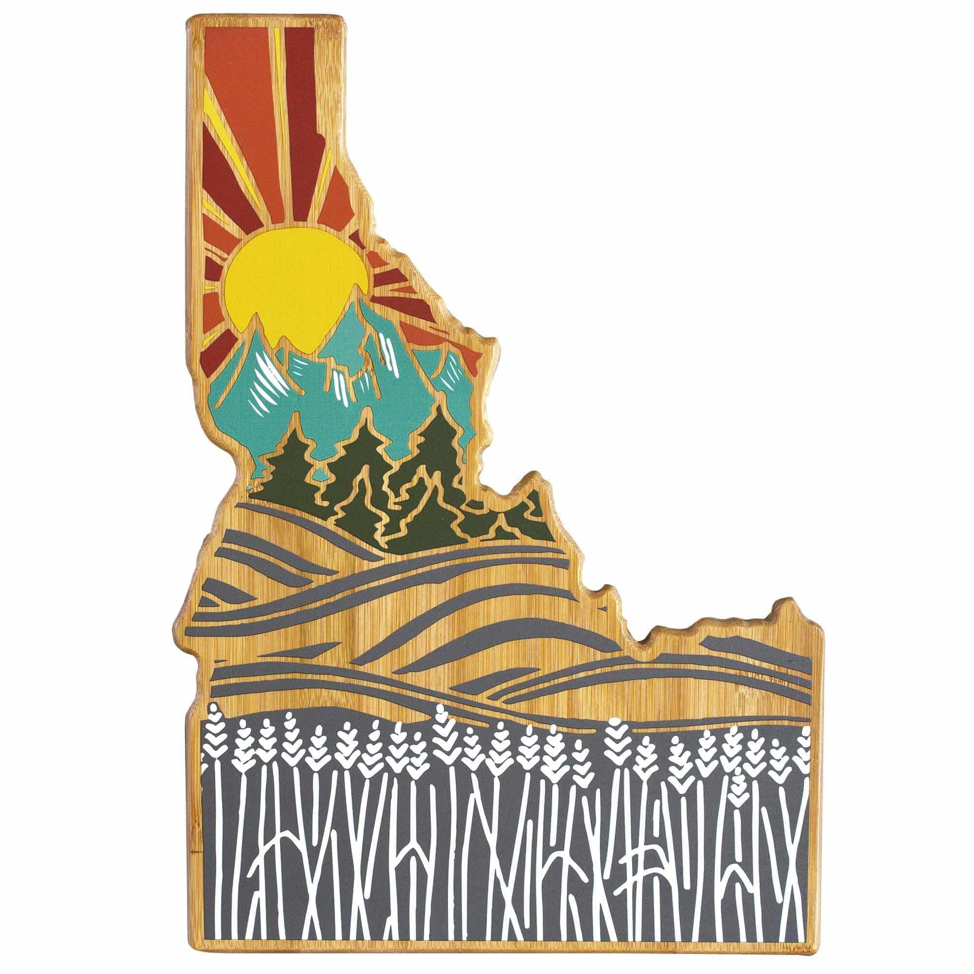 Totally Bamboo  Summer Stokes Idaho Bamboo Serving and Cutting Board