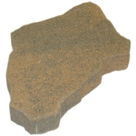 Country Stone 611114104140 18-in L x 12-in W x 2-in H Tan/Black Concrete Patio Stone