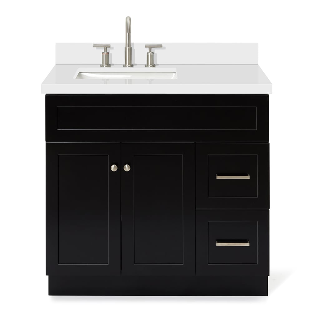ARIEL F037SLWQRVOBLK Bath-Vanity-Combo - View #2
