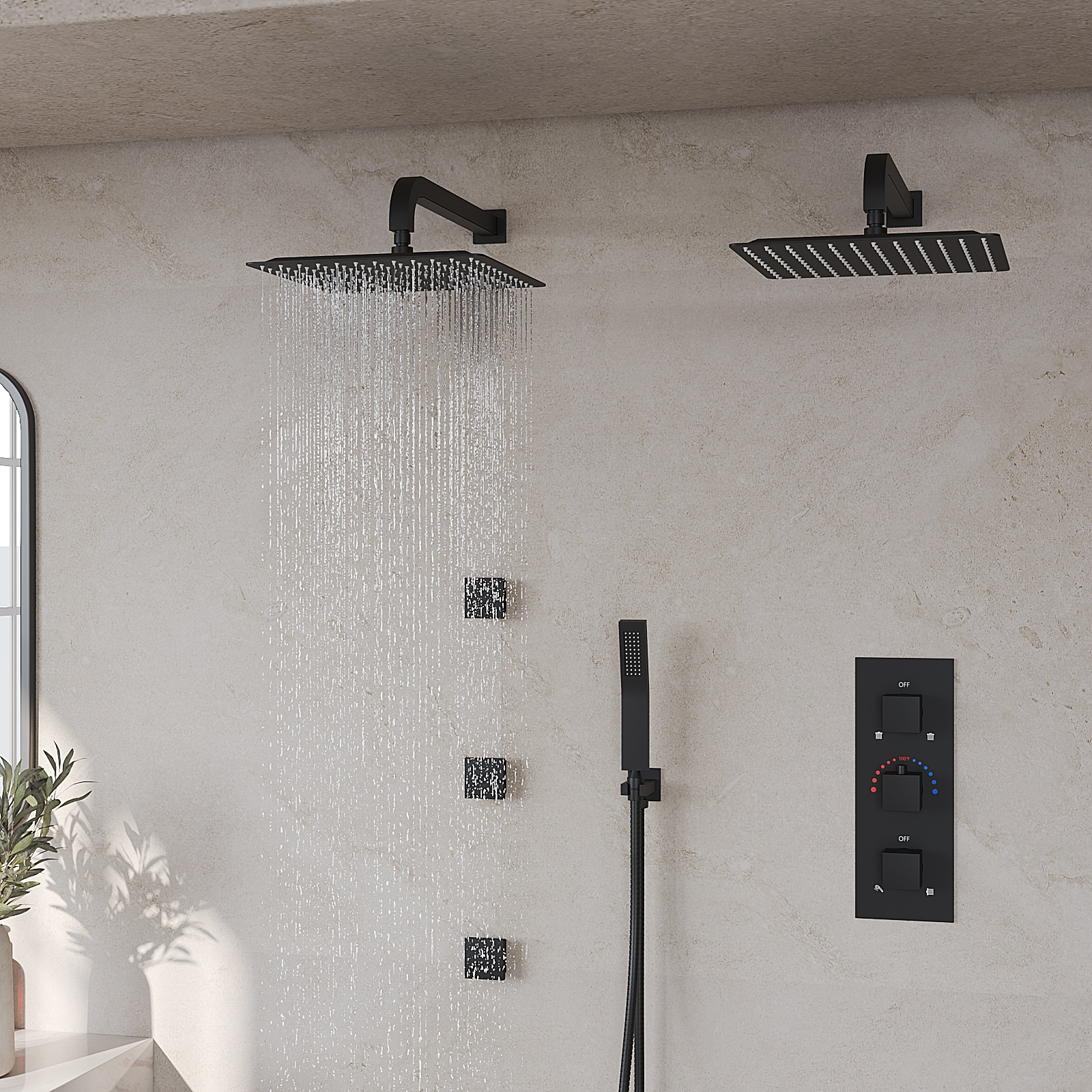 GRANDJOY SGF10GJ-68-BL12 Tub-Shower-Faucets - View #2
