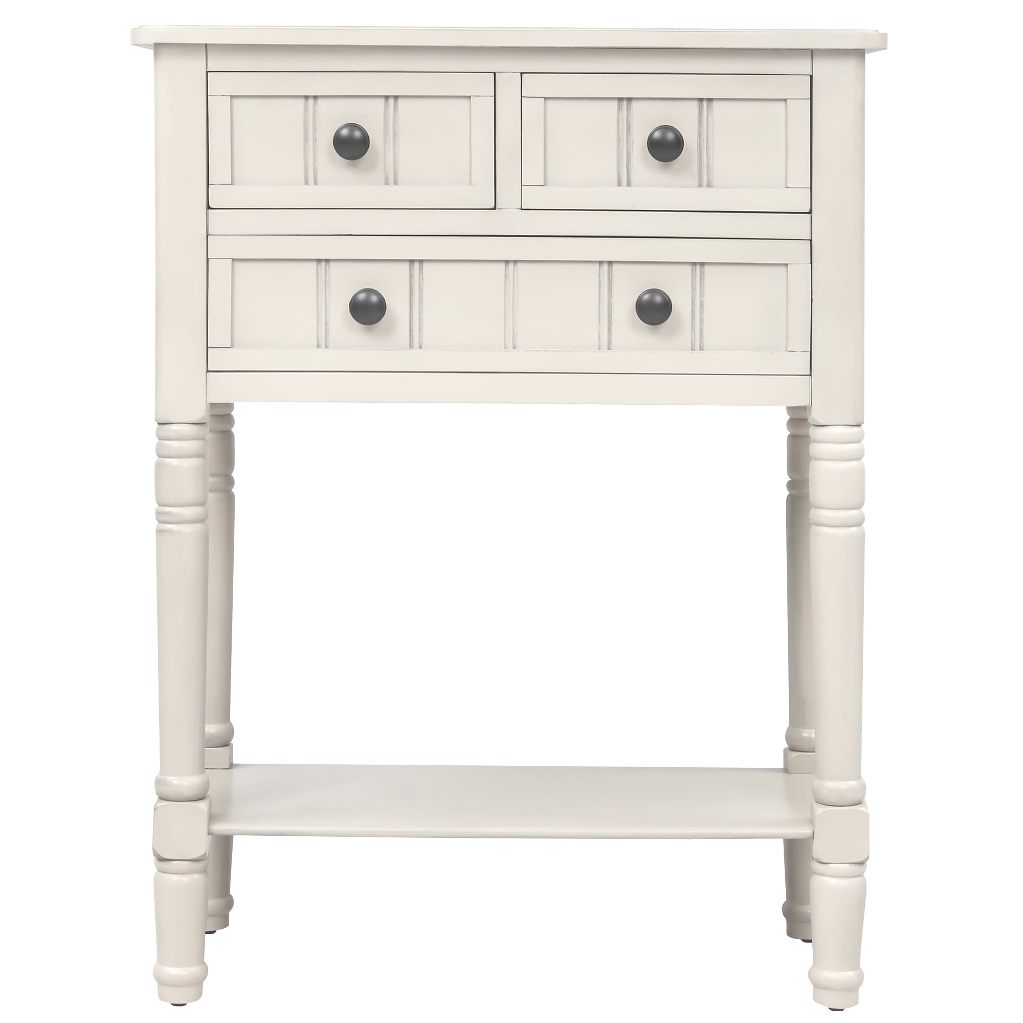 Siavonce XH46AAK Vintage Ivory White Console table