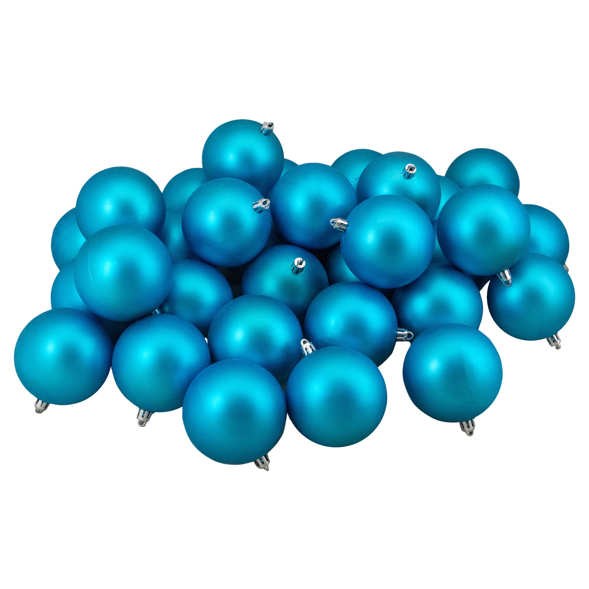 Northlight 31752286 32 -Pack Blue Ball Standard Indoor Ornament set Shatterproof