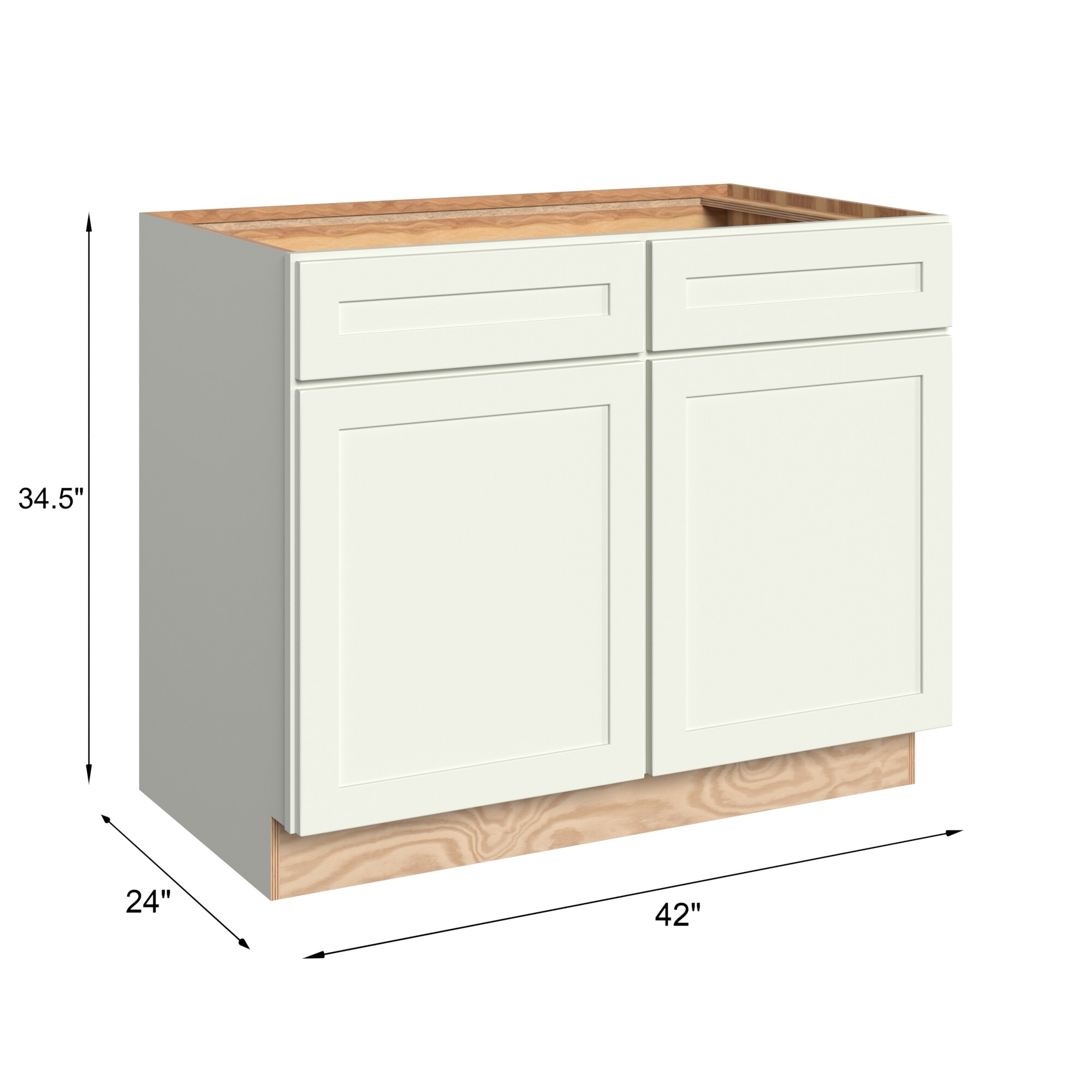 KraftMaid Momentum SB42.WG71 Cabinets-Kitchen - View #2