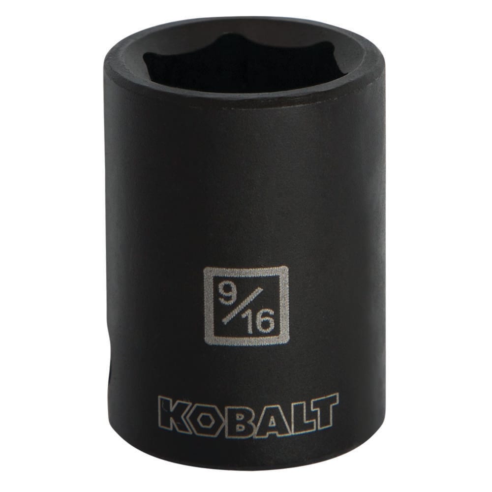 Standard (SAE) 3/8-in Drive 9/16-in 6-Point Impact Socket | - Kobalt 80844