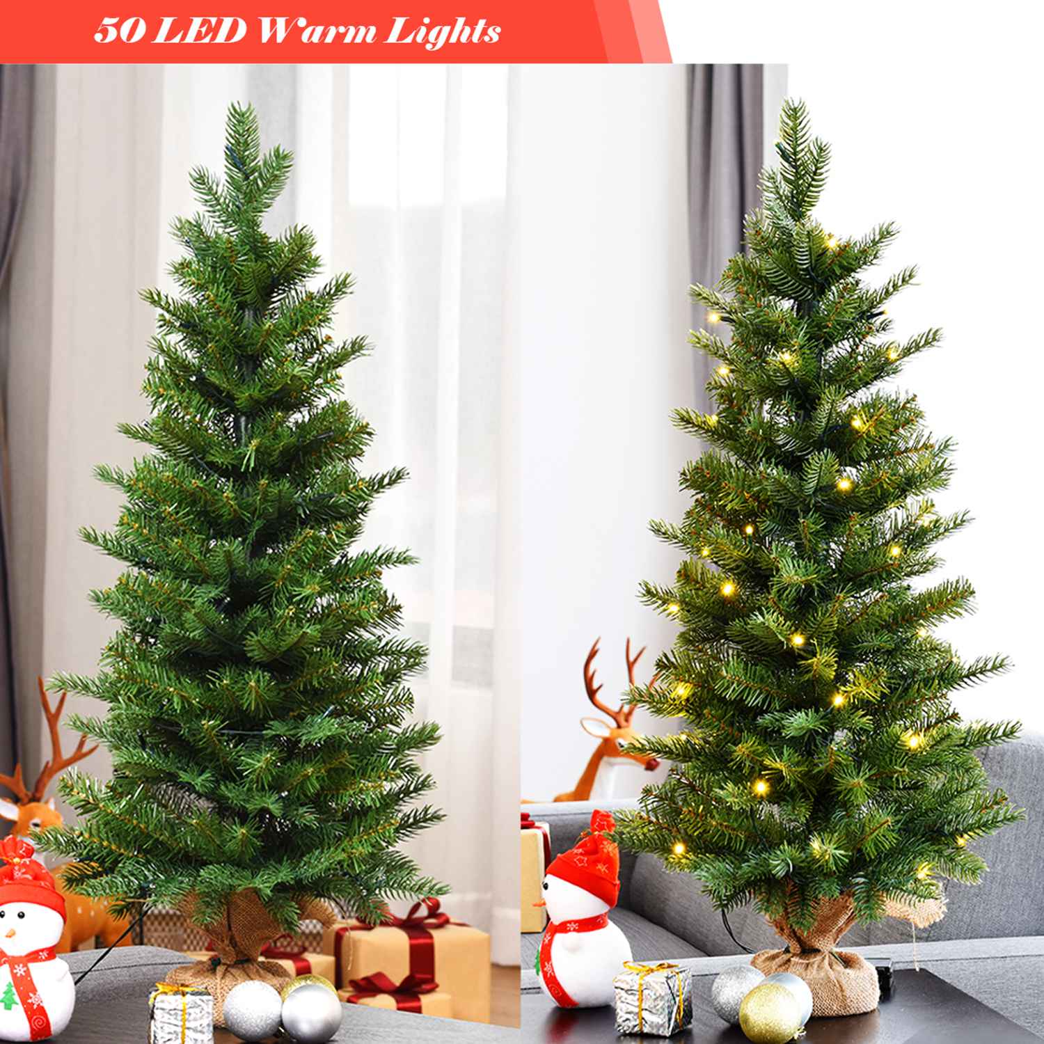 Goplus CSHY000629 Artificial-Christmas-Trees - View #6